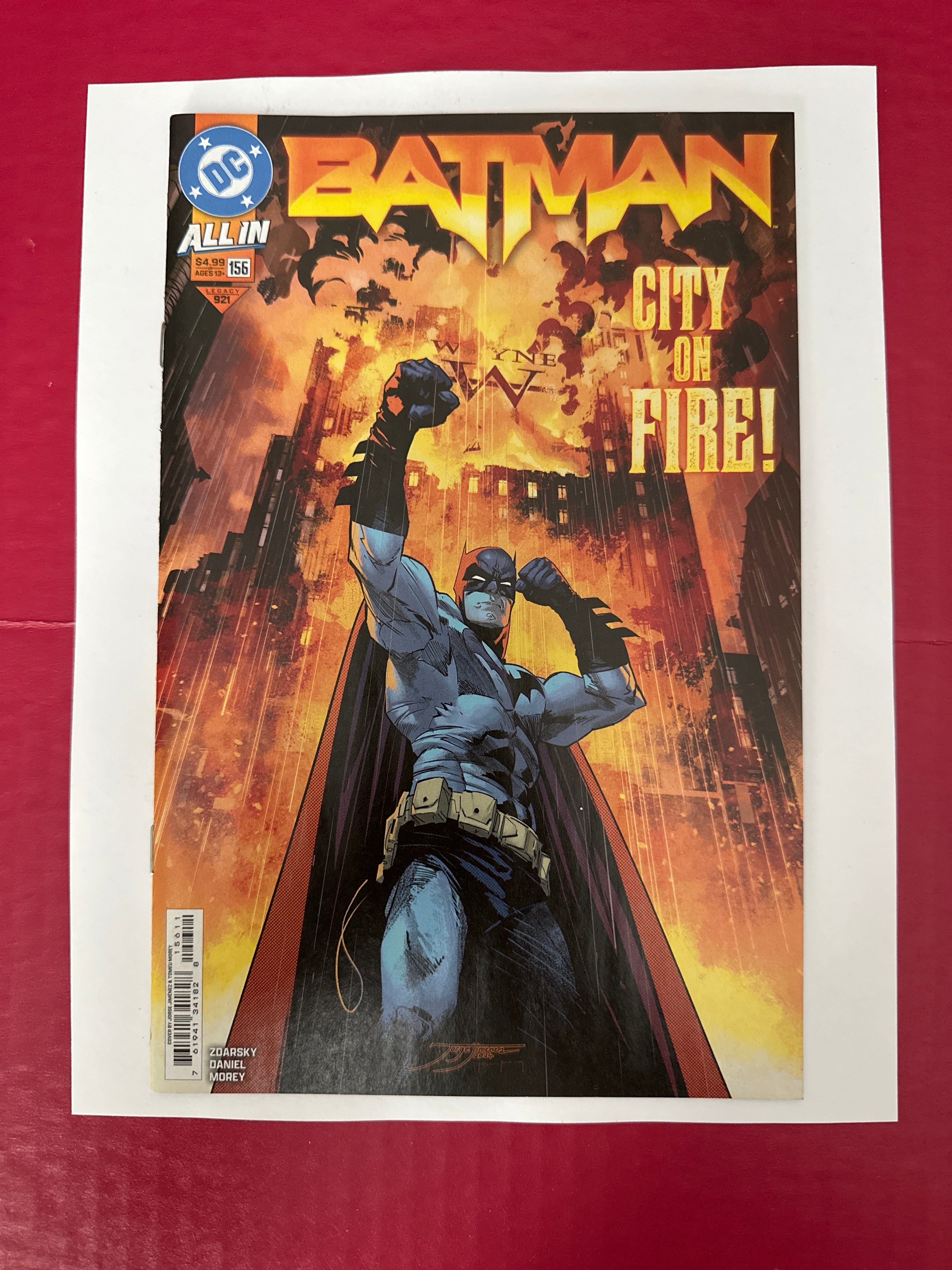 Batman, Vol. 3 #156A (DC Comics 2025) Commander Star revealed to be KGBeast by Ugly Monkey Comics