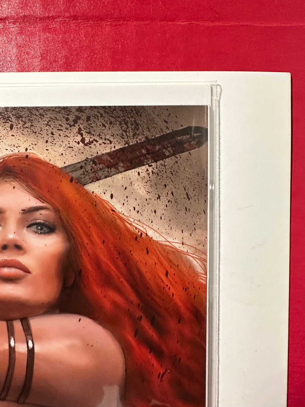 The Invincible Red Sonja #3 (2021) Virgin Variant Signed by Nathan Szerdy Limited to 500 with COA by Ugly Monkey Comics