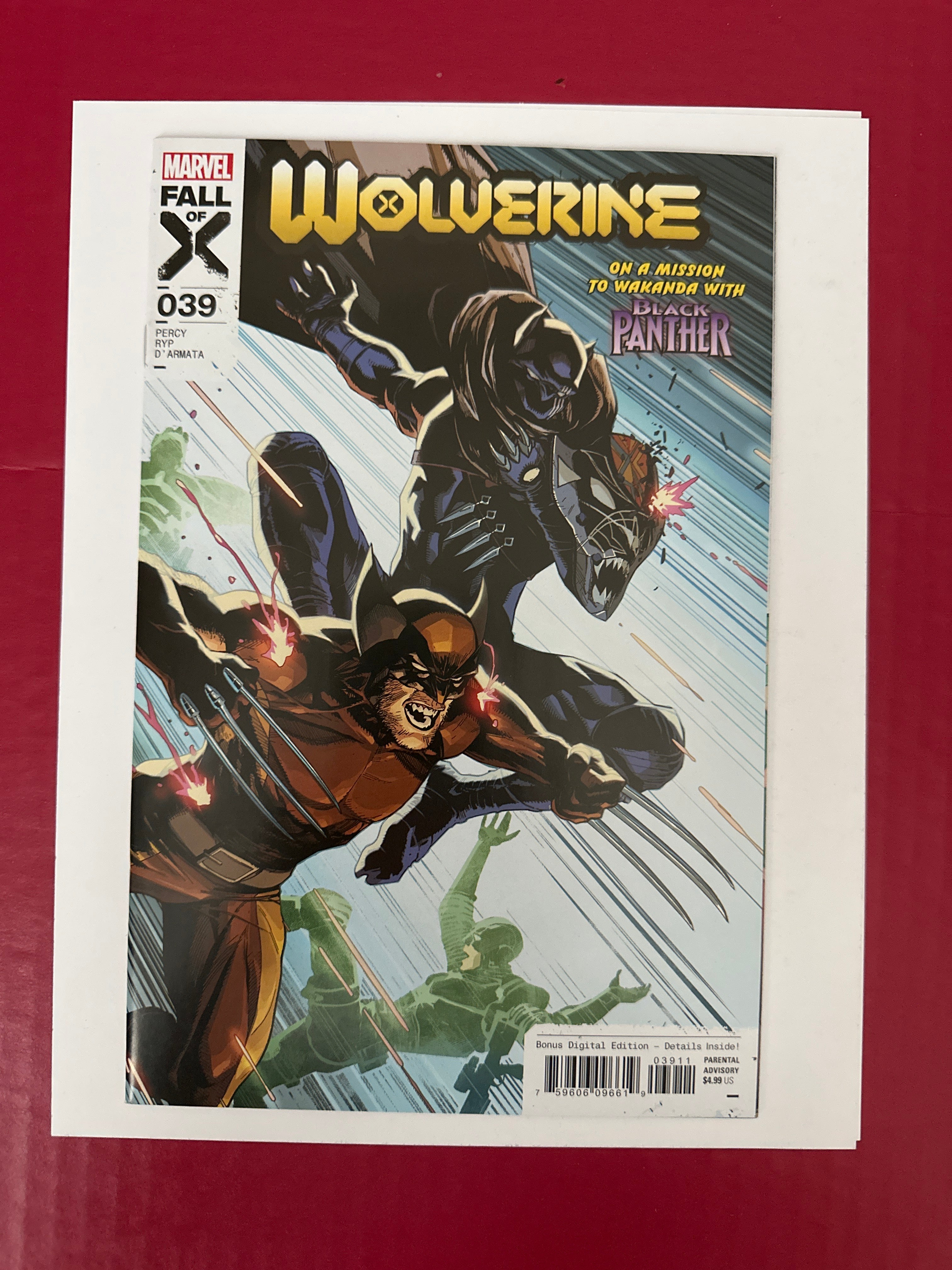 Wolverine, Vol. 7 #39A (2023) by Ugly Monkey Comics
