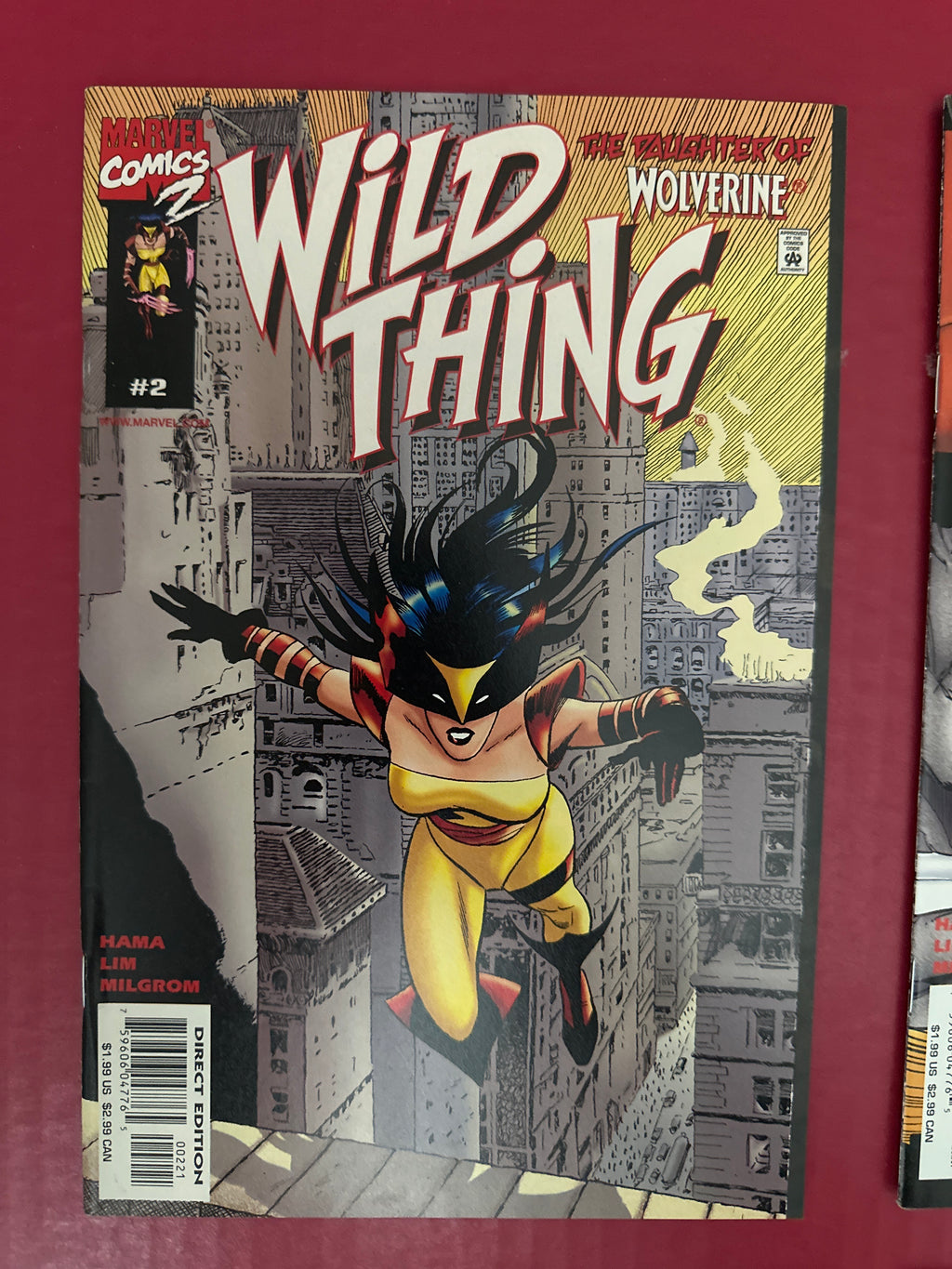 Lot of 4 Wild Thing Comics Vol. 2 #2, 3, 4, 5 (Marvel Comics 1999) by Ugly Monkey Comics