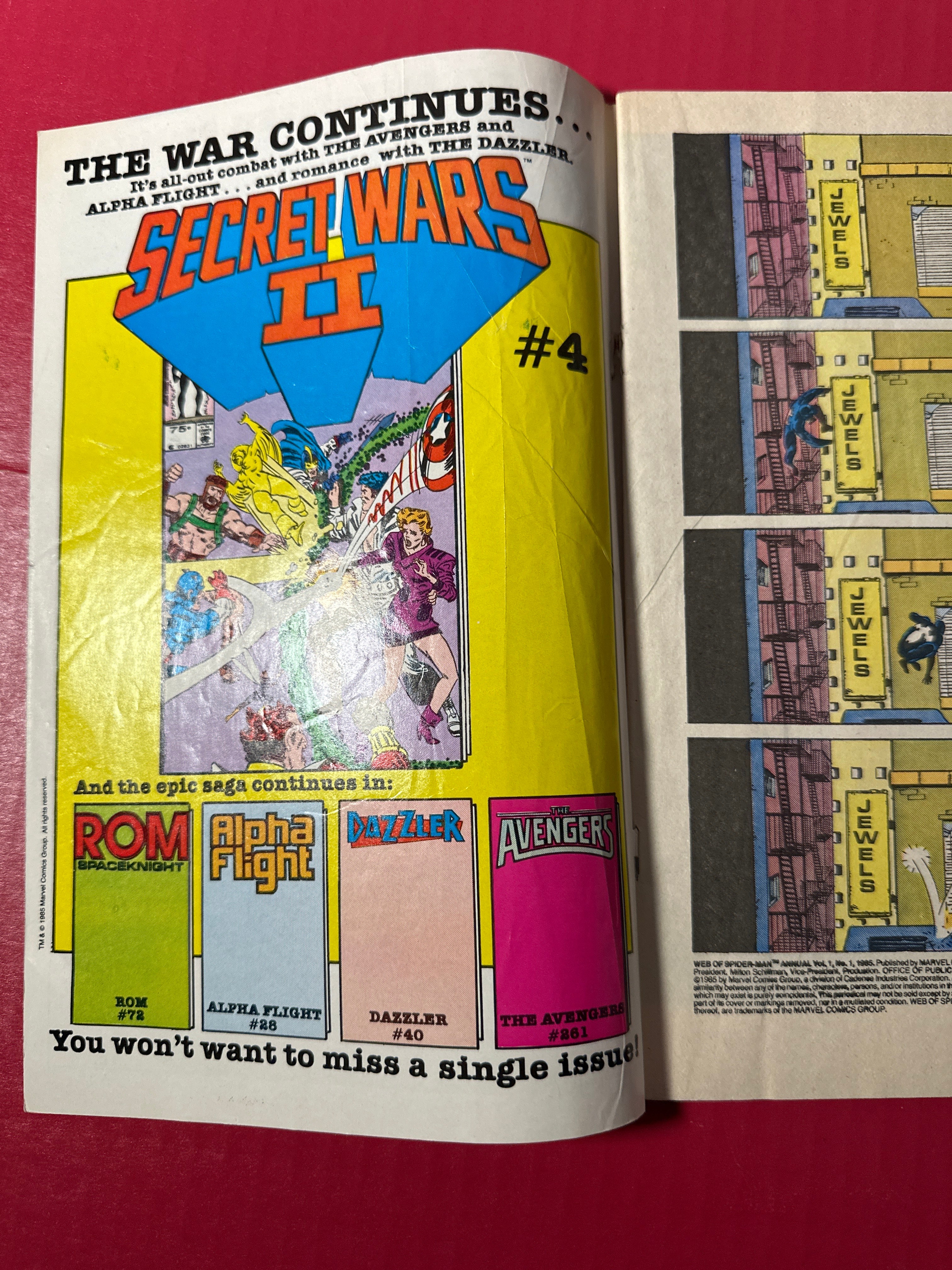 Web of Spider-Man, Vol. 1 Annual #1 (Marvel Comics 1985) Newsstand Edition by Ugly Monkey Comics