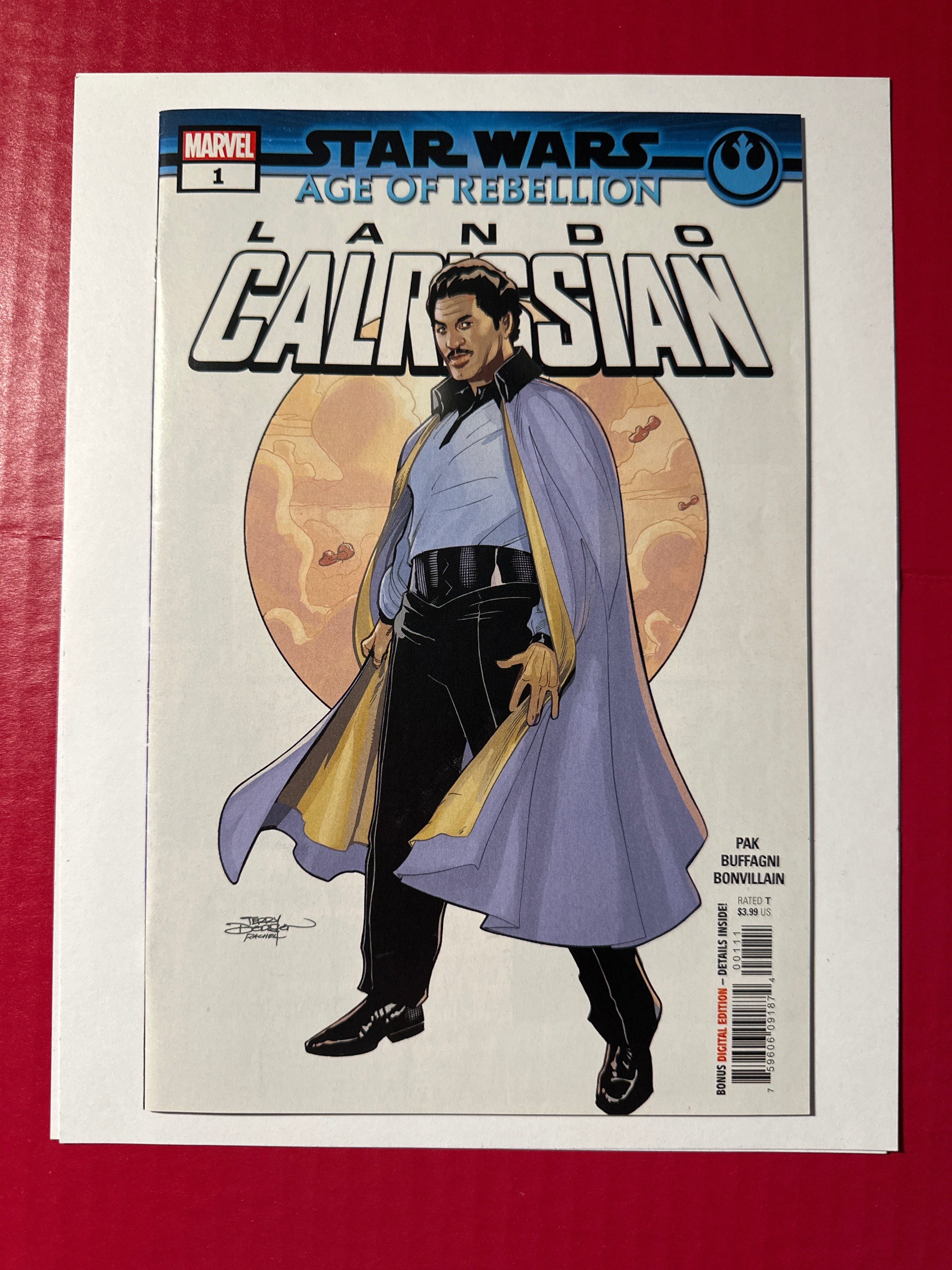Star Wars Age of Rebellion Lando Calrissian Comic 2019 Marvel Comics by Ugly Monkey Comics