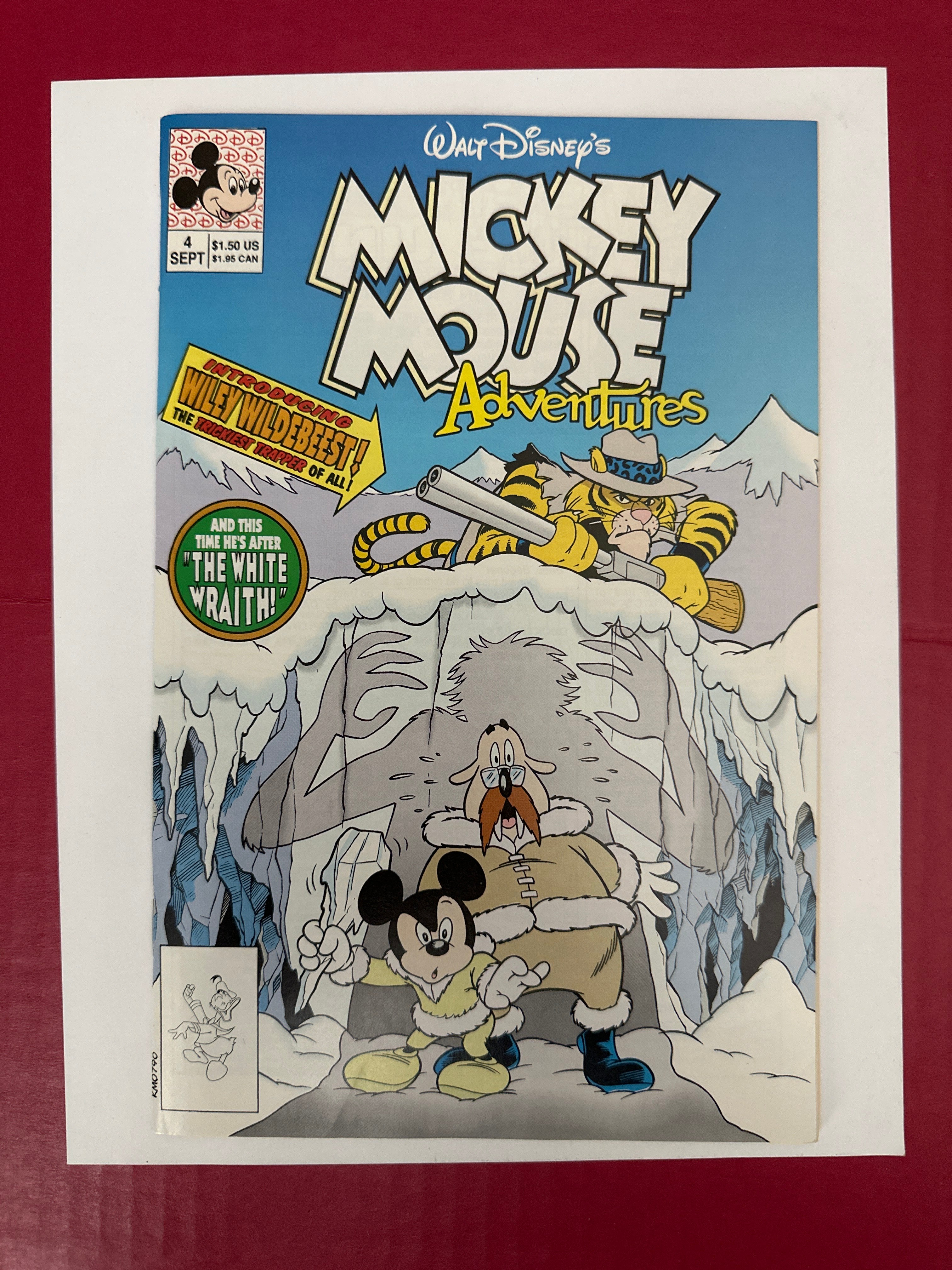 Mickey Mouse Adventures, Vol. 1 #4 (Disney Comics 1990) Direct Edition by Ugly Monkey Comics