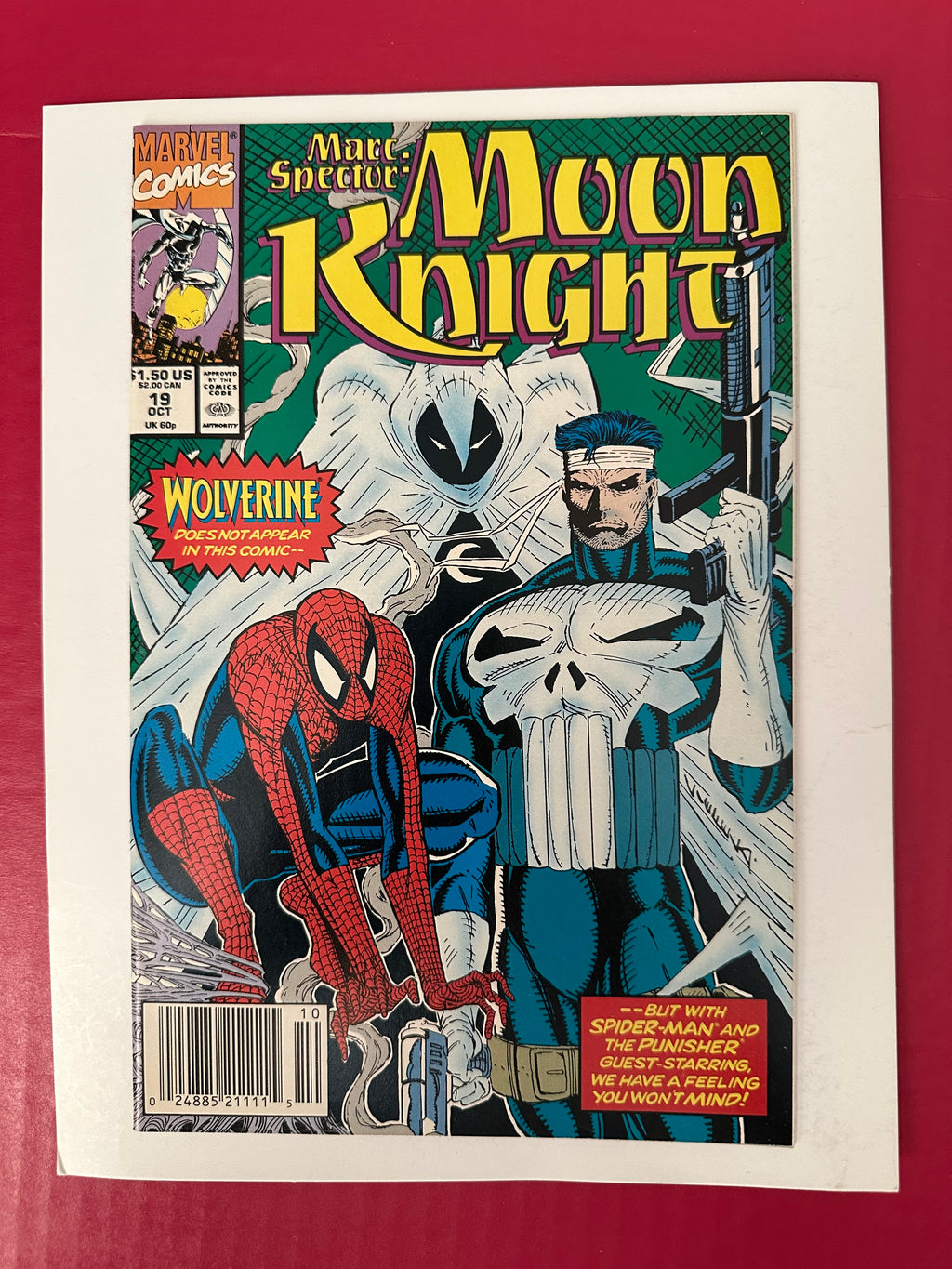 Marc Spector: Moon Knight #19 (1990) Newsstand