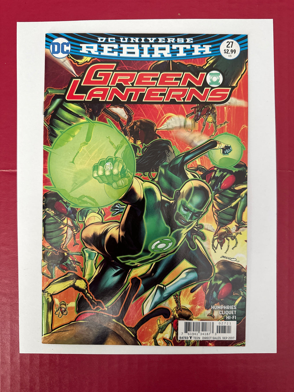 Green Lanterns #27 (DC Comics 2017) Brandon Peterson Variant by Ugly Monkey Comics