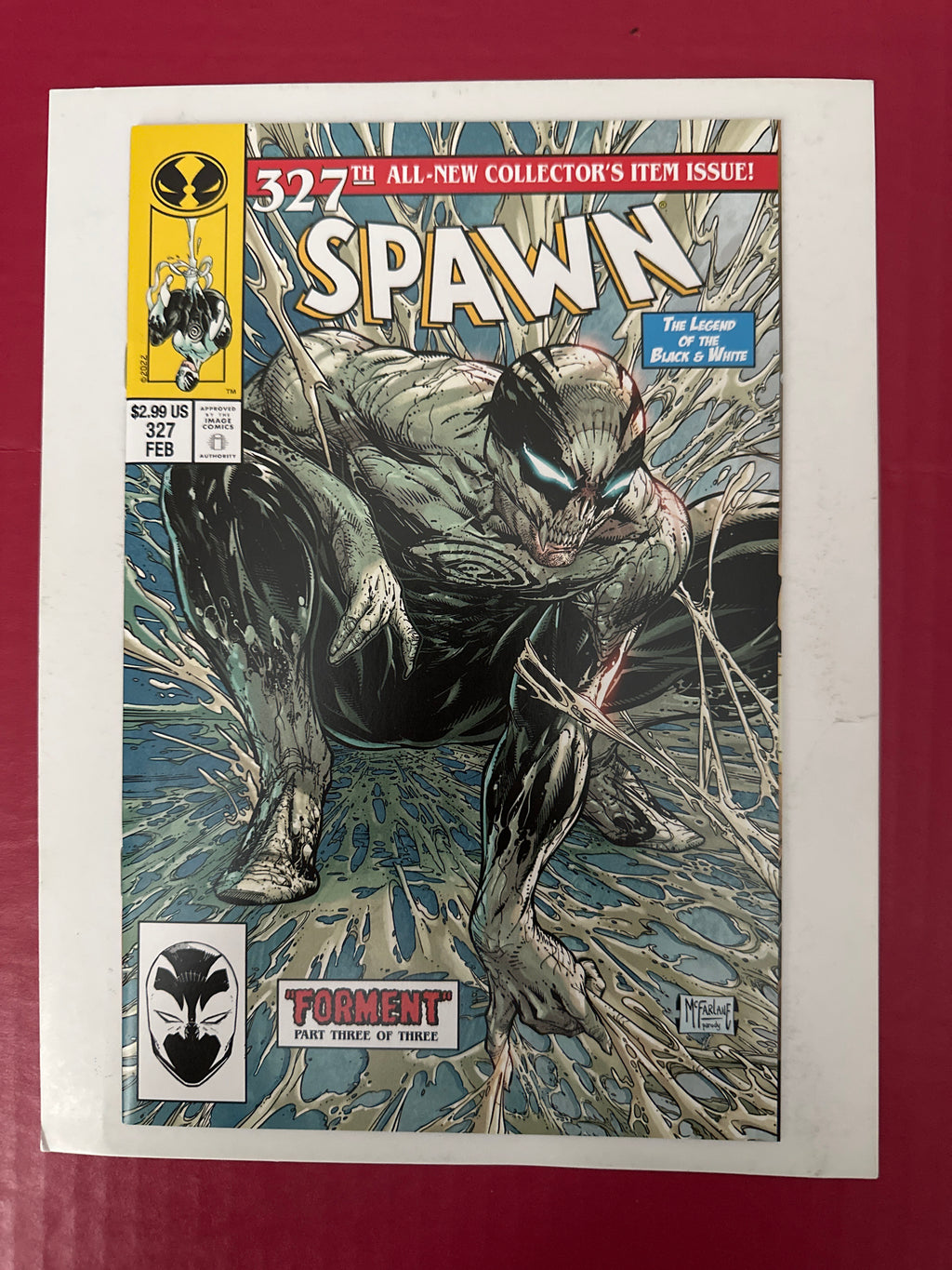 Spawn #327B (2022) Todd McFarlane Cover by Ugly Monkey Comics