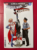 Spider-Man / Superman #1D (DC Comics / Marvel Comics 2026) Adam Hughes Variant by Ugly Monkey Comics