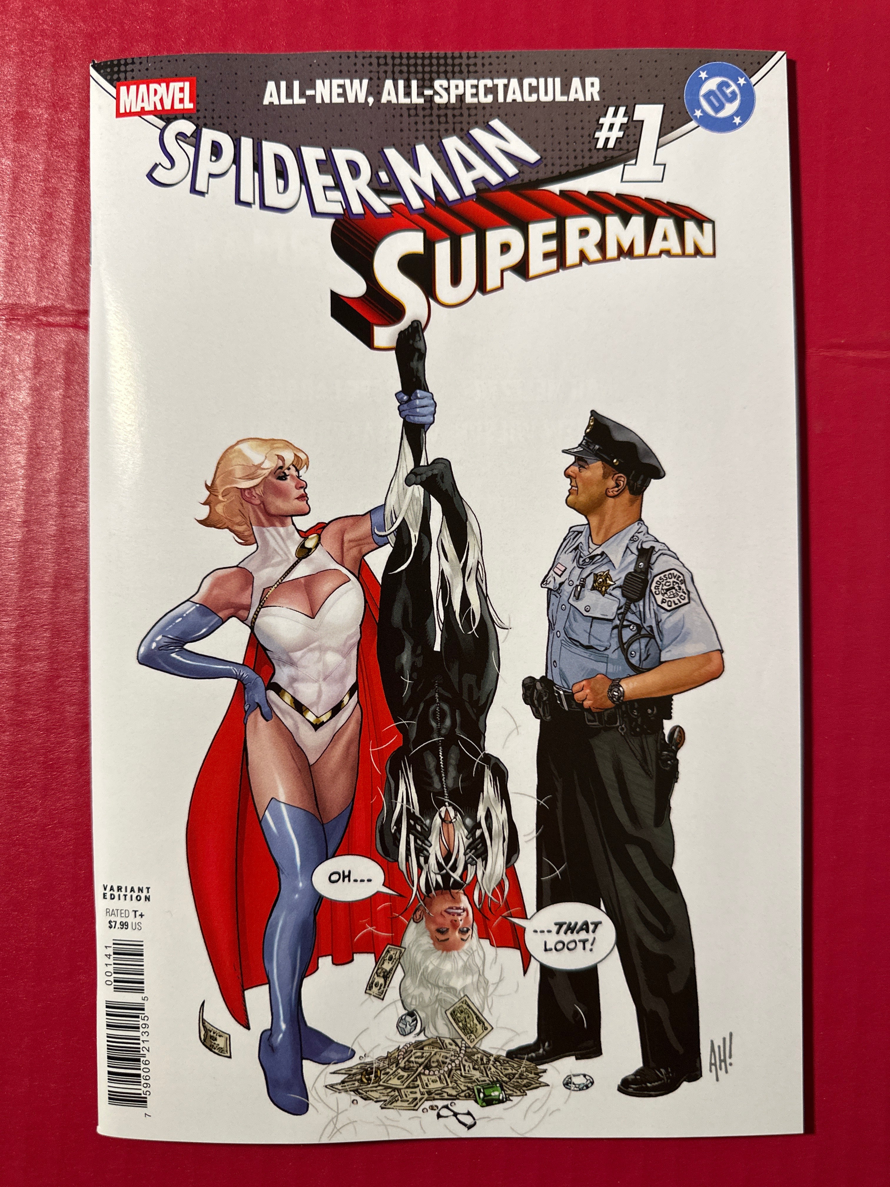 Spider-Man / Superman #1D (DC Comics / Marvel Comics 2026) Adam Hughes Variant by Ugly Monkey Comics