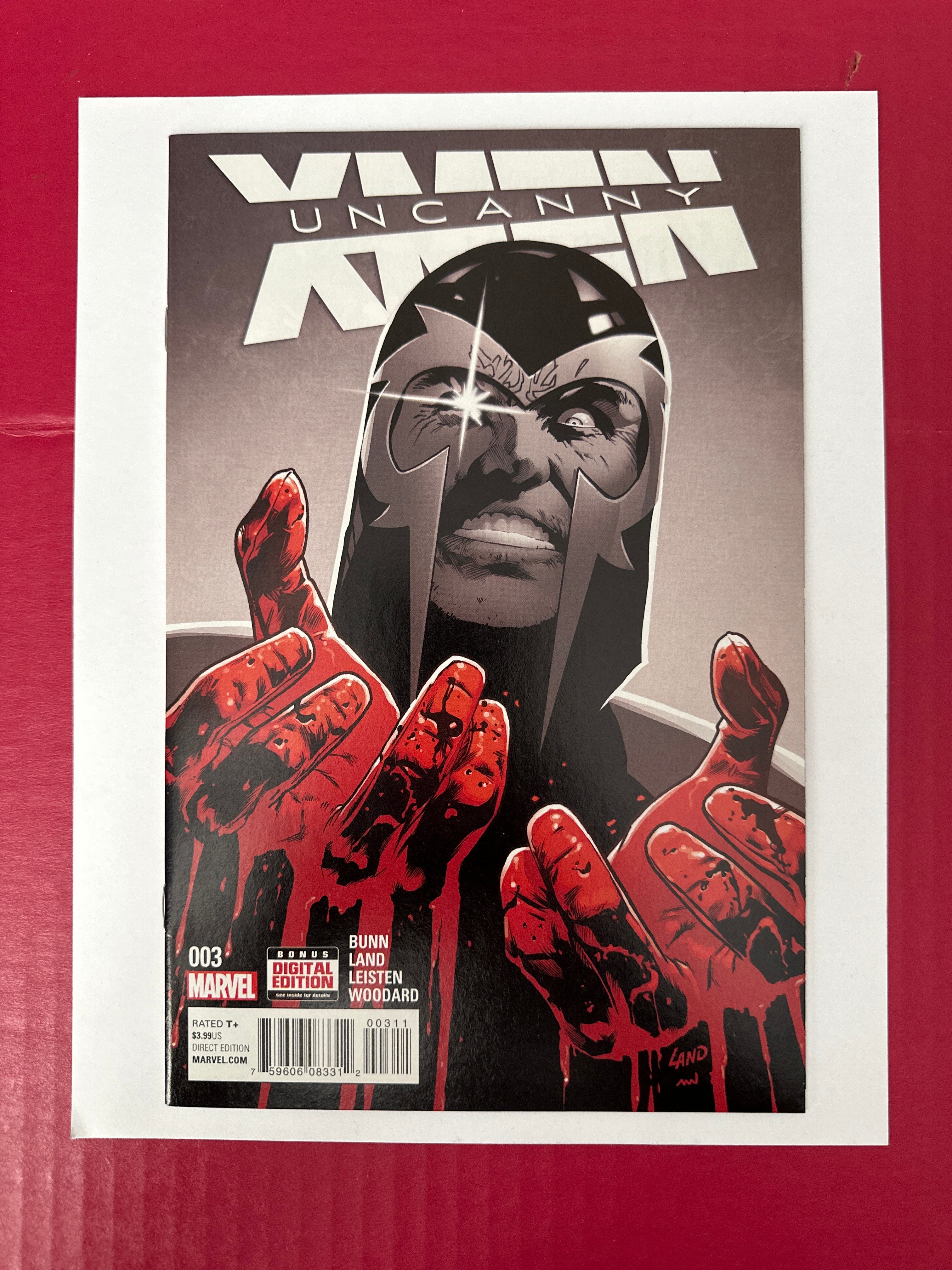 Uncanny X-Men, Vol. 4 #3A (Marvel Comics 2016) Greg Land Regular Cover by Ugly Monkey Comics
