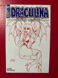 Draculina: Blood Simple #1 (2023) Joseph Michael Linsner Blood Red Line Art Variant by Ugly Monkey Comics