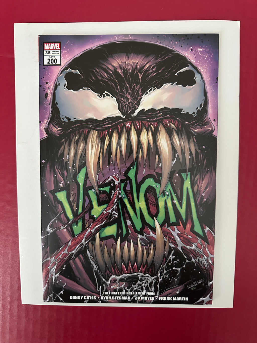 Venom, Vol. 4 #35 (2021) KEY Exclusive Tyler Kirkham Trade Variant by Ugly Monkey Comics