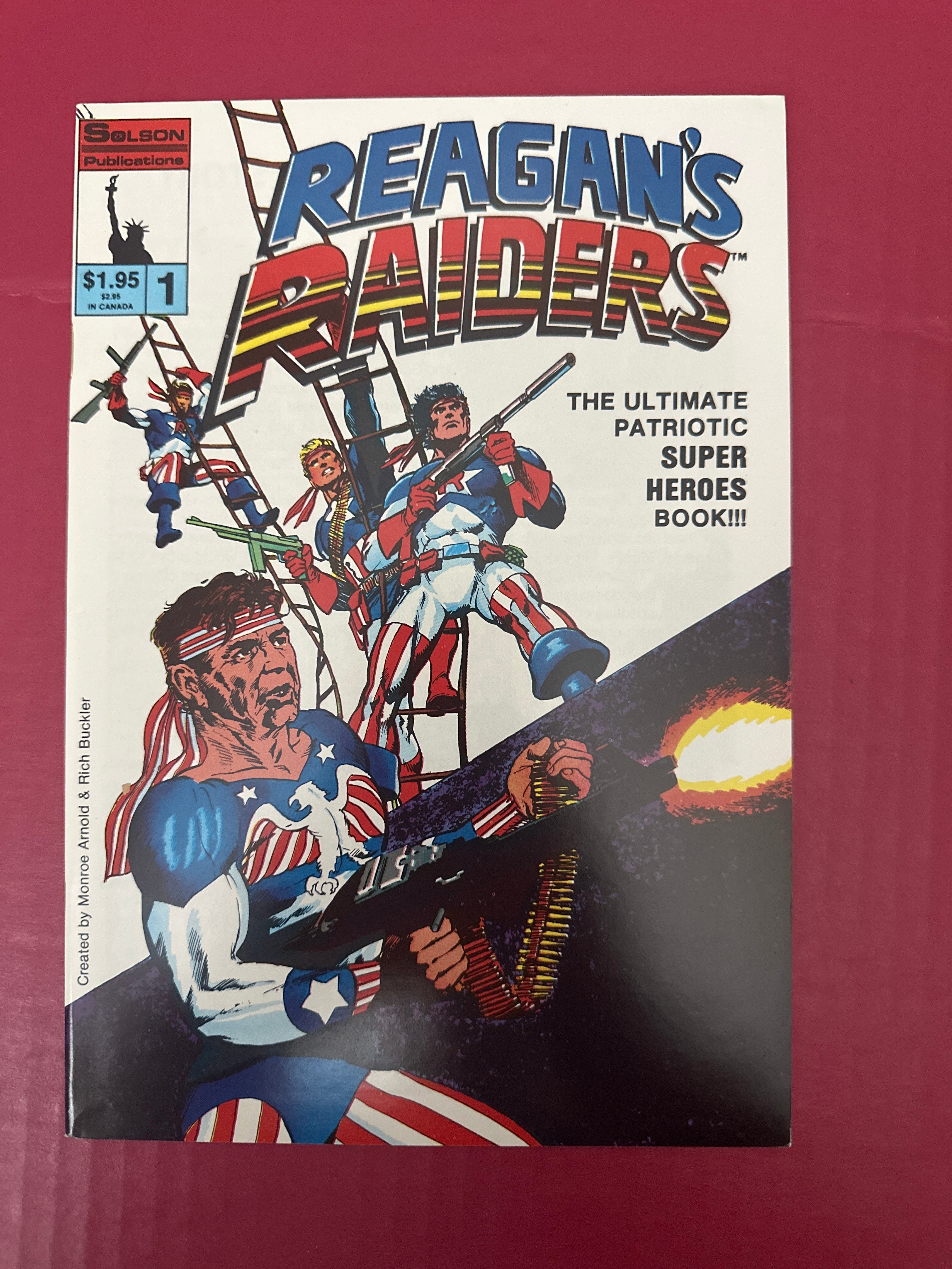 Reagan's Raiders #1 (Solson Publications 1986) by Ugly Monkey Comics