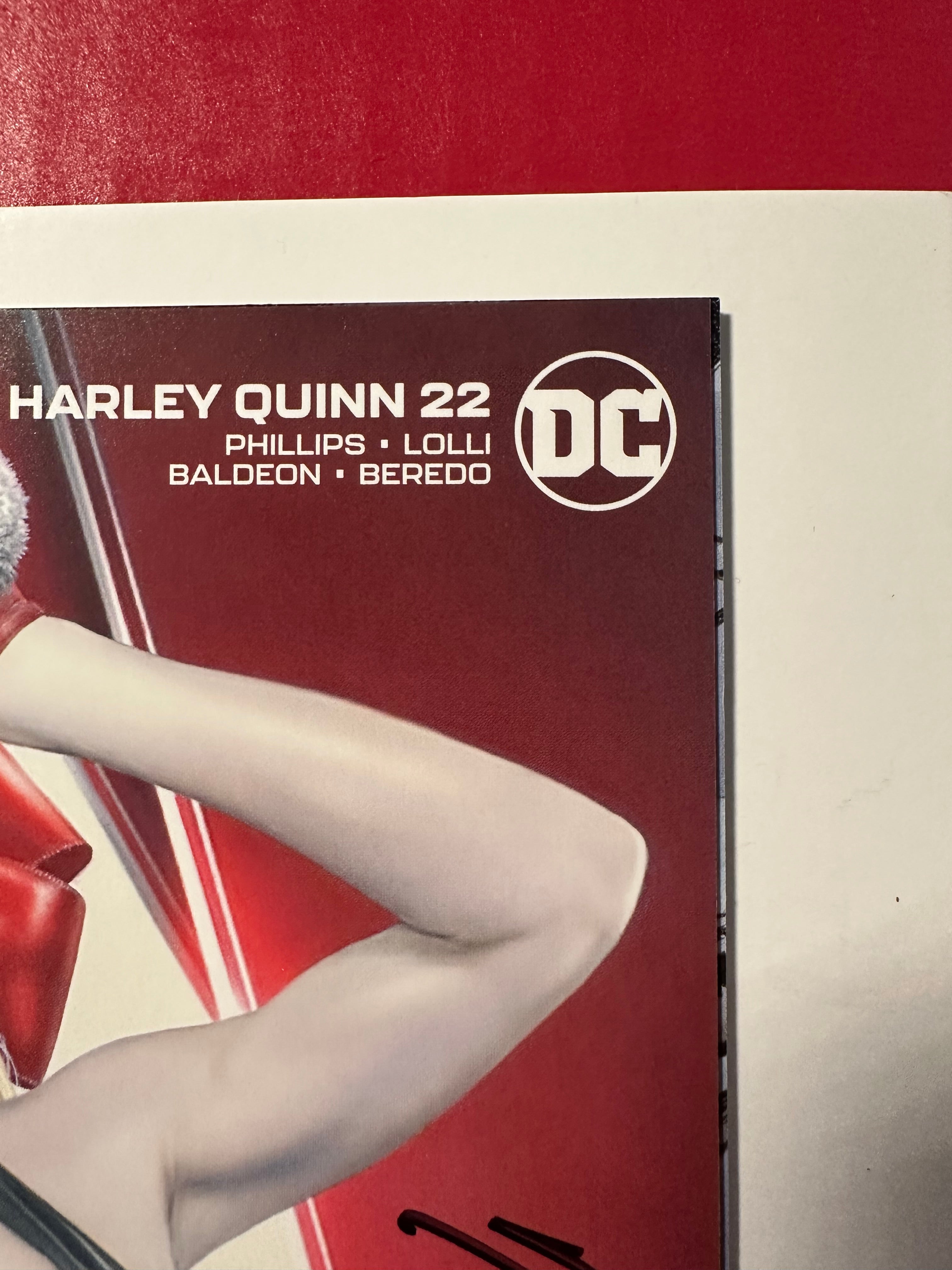 Harley Quinn, Vol. 4 #22 (2022) Natali Sanders Harley Quinn 30th Anniversary Variant Signed by Ugly Monkey Comics