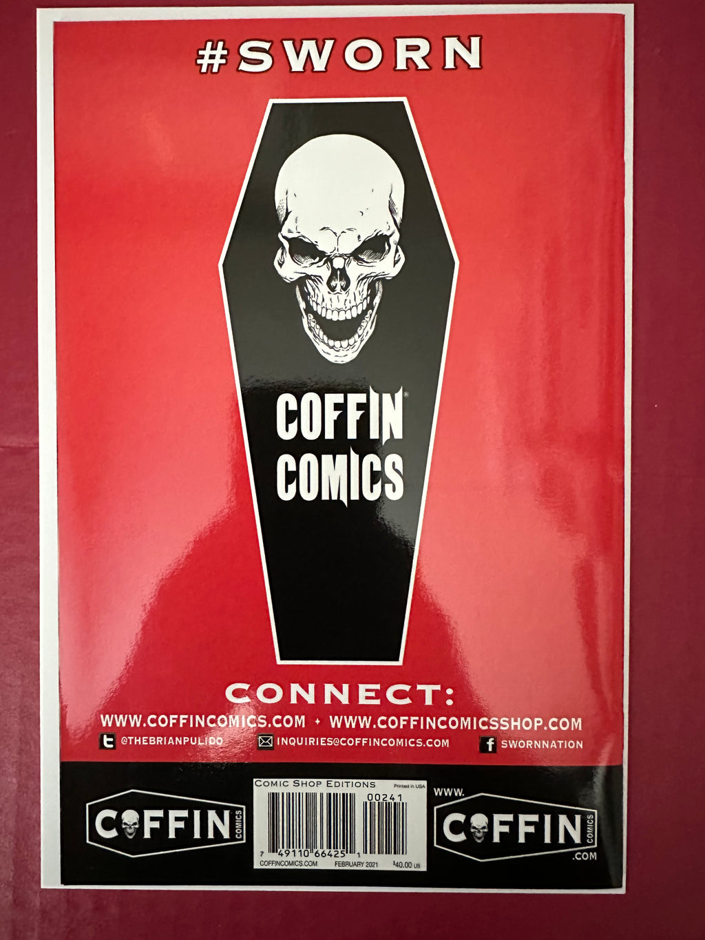 Lady Death: Blasphemy Anthem, Vol. 2 #2 (2021) Naughty Edition Signed by Sun Khamunaki by Ugly Monkey Comics