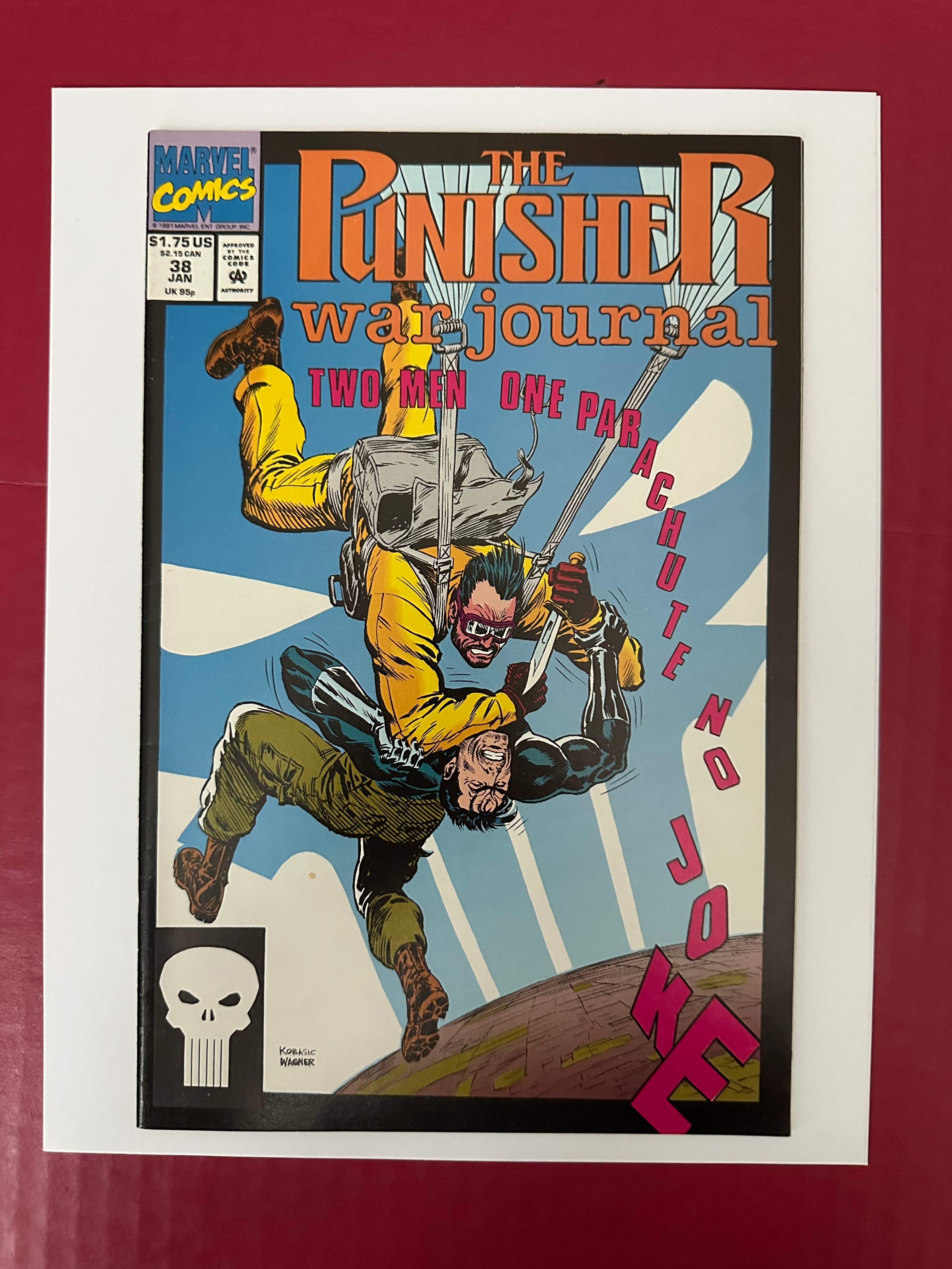 Punisher War Journal Vol 1 38A 1992 Classic Marvel Comic Book by Ugly Monkey Comics