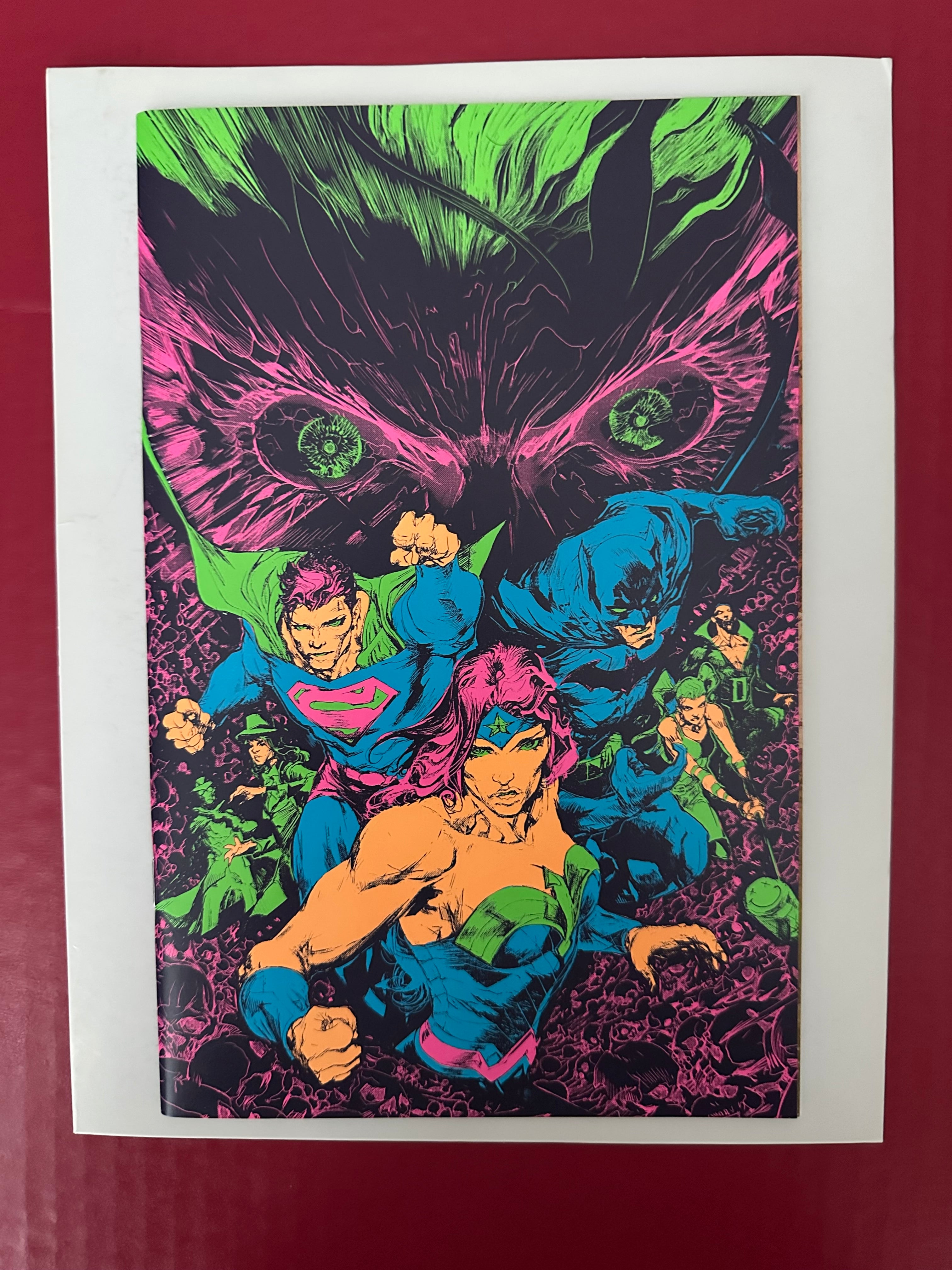 Knight Terrors: First Blood #1 (2023) KEY Howard Porter Darkest Hour Neon Ink Variant