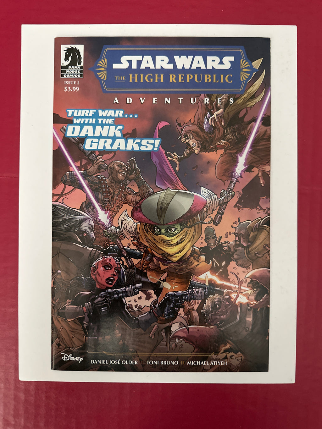 Star Wars: The High Republic - Adventures, Vol. 2 #2 (Dark Horse Comics 2023) 1st app. Drrn, 1st app. Saya Keem, 1st app. Lavolex Verzen, 1st app. Marda Ro by Ugly Monkey Comics