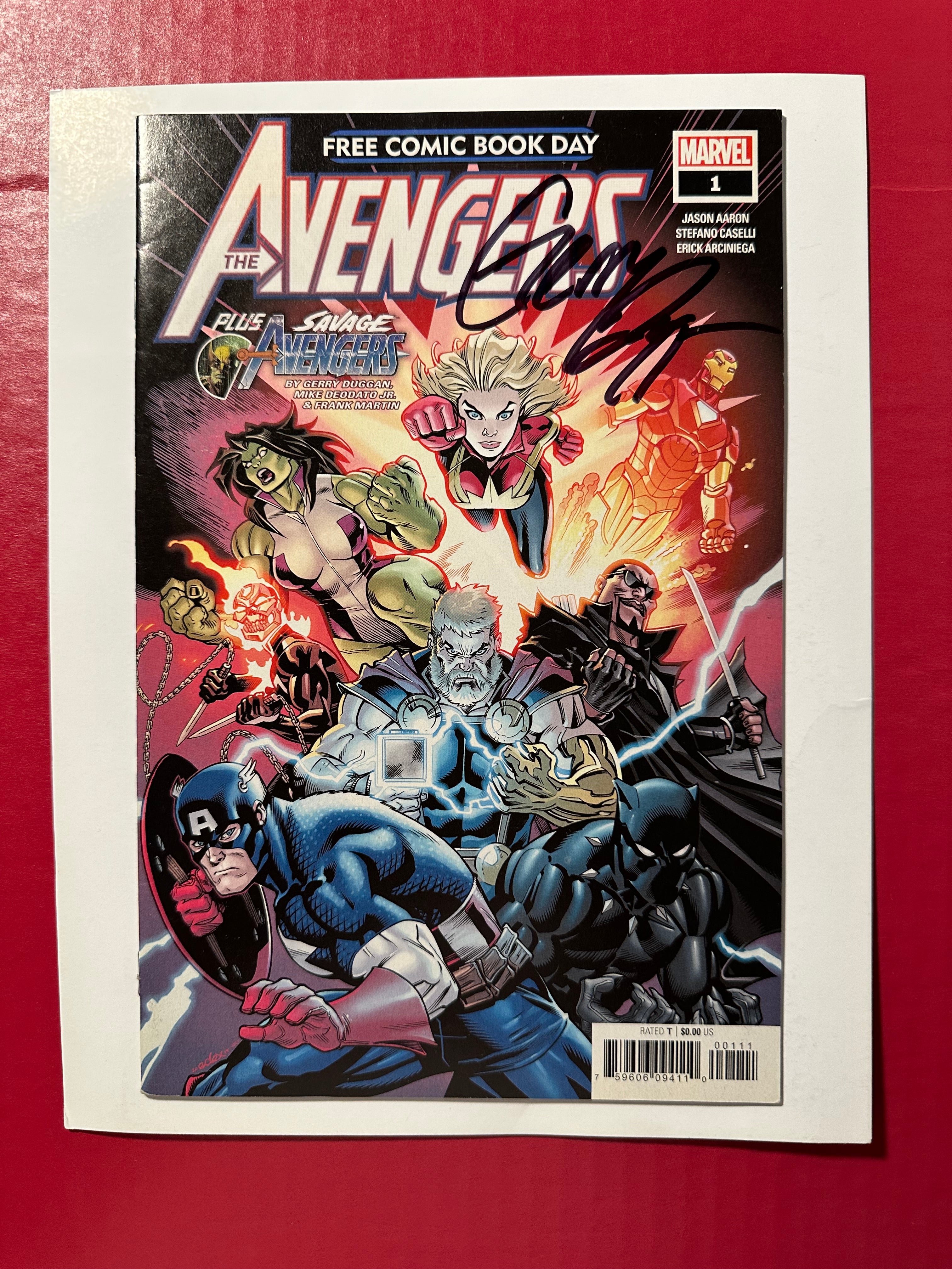 Free Comic Book Day 2019 (The Avengers) #1 KEY signed by Gerry Duggan