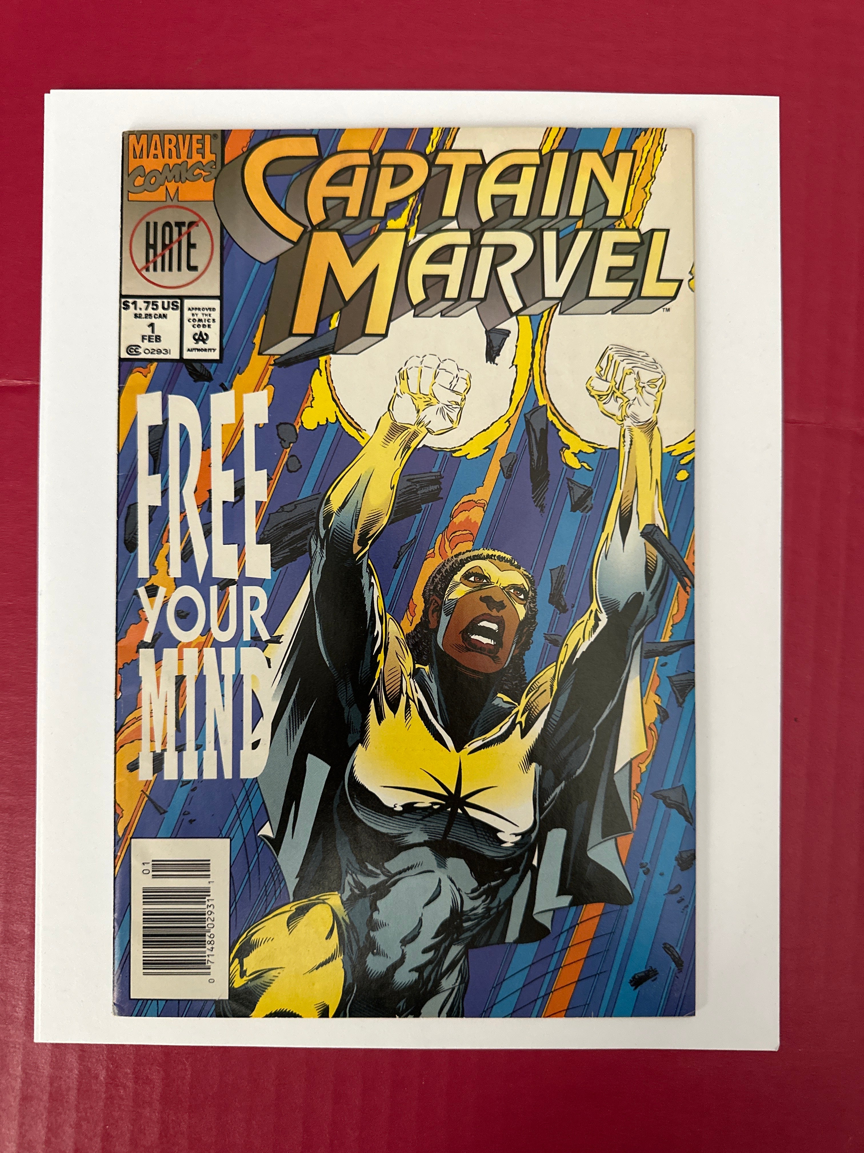 Captain Marvel, Vol. 3 #1B (Marvel Comics 1994) Newsstand Edition by Ugly Monkey Comics
