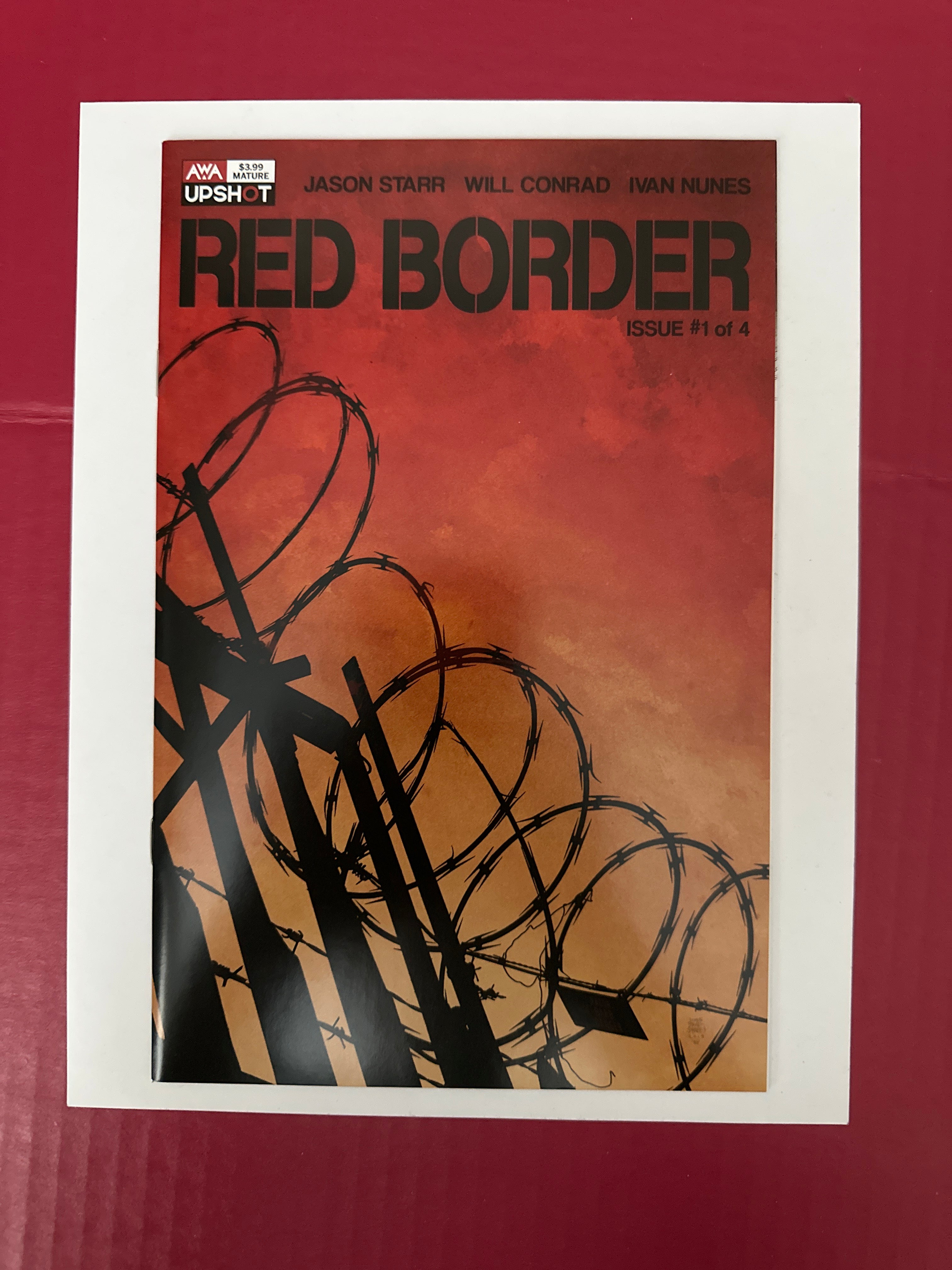 Red Border #1 (AWA Studios 2020) Timothy Bradstreet Regular Cover by Ugly Monkey Comics