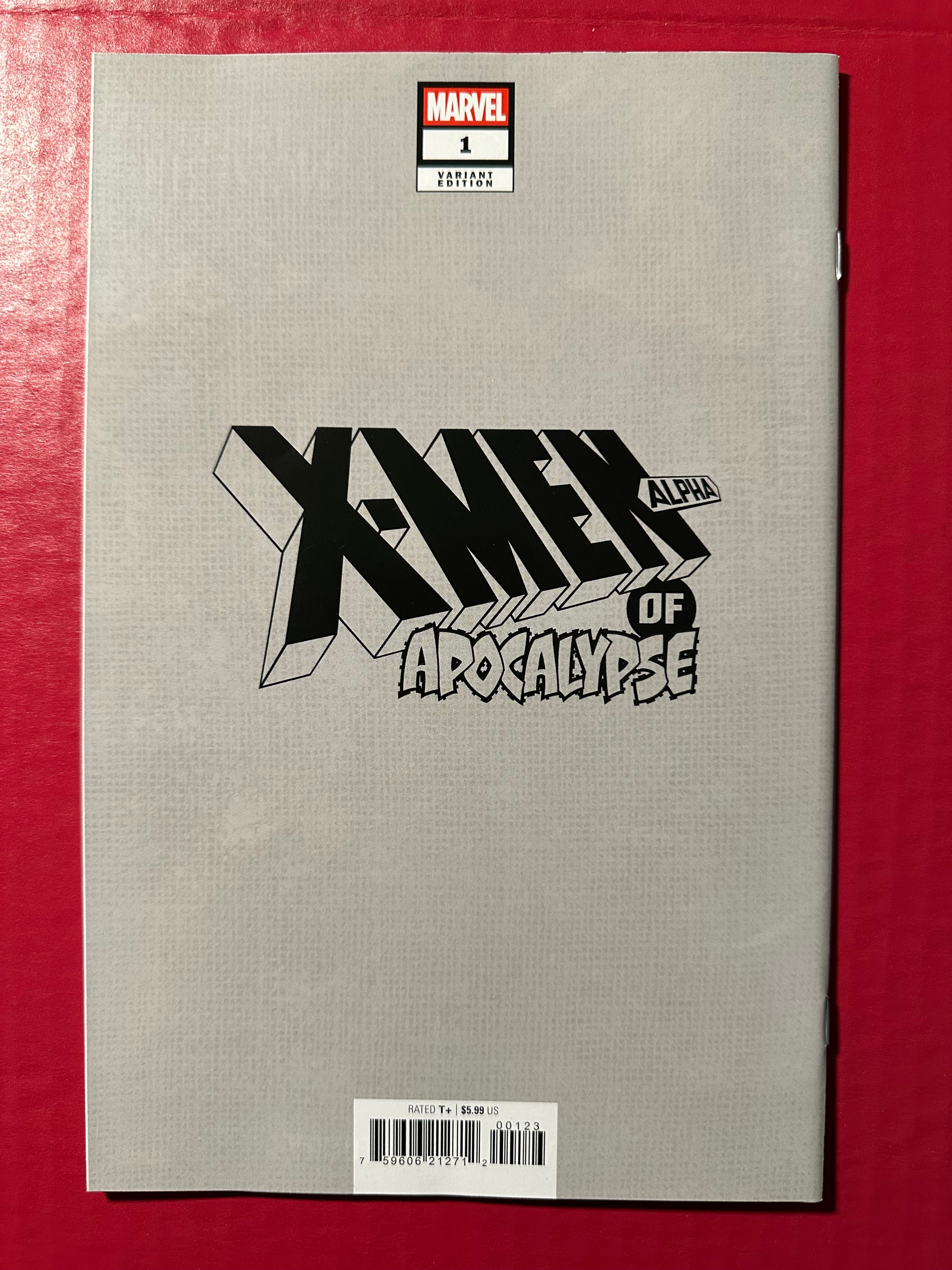X-Men of Apocalypse Alpha #1 (2025) Joe Madureira Incentive Virgin Variant (1:50)