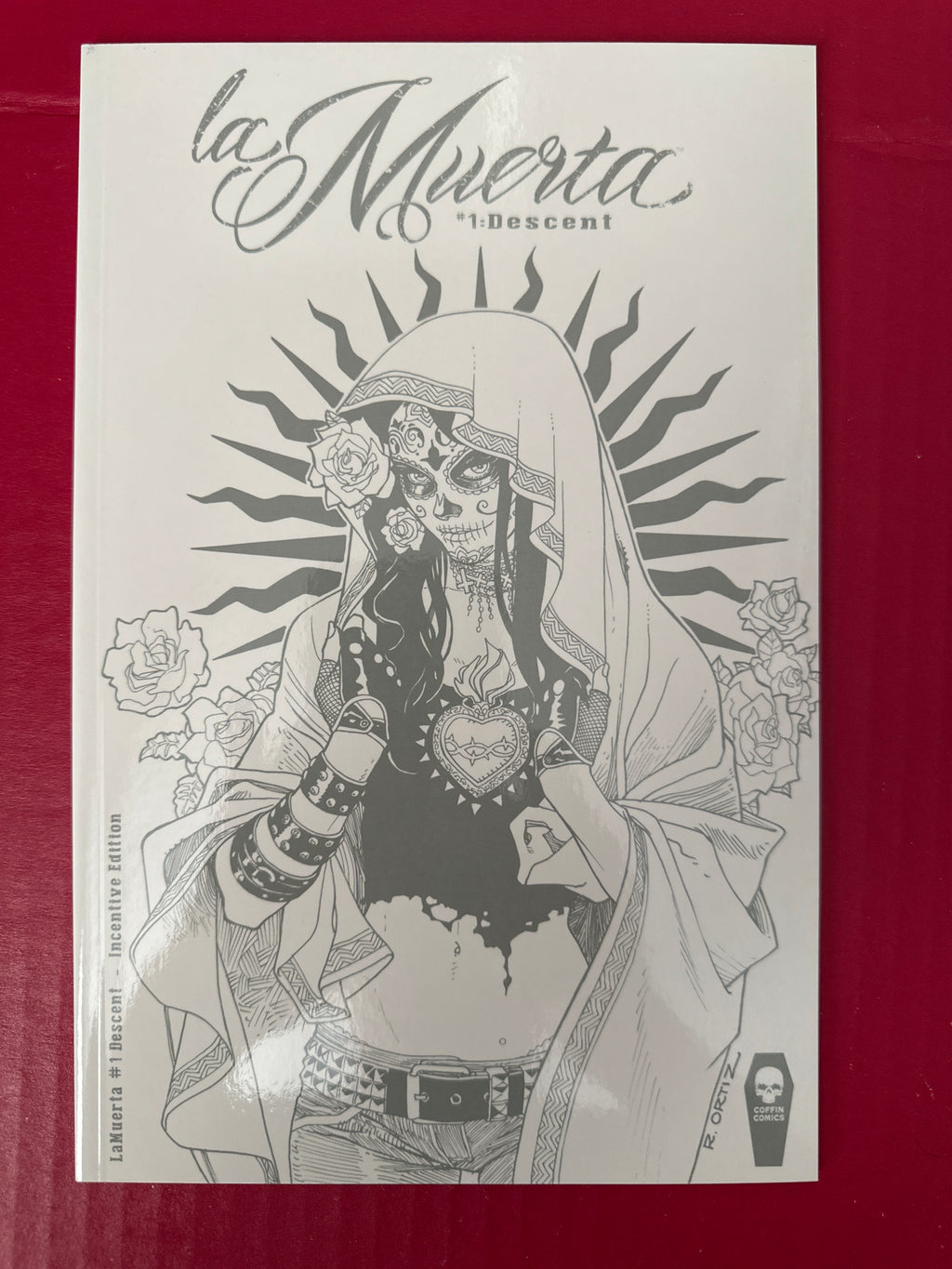 La Muerta Descent #1F (Coffin Comics 2016) Ortiz Incentive Variant (1:25) by Ugly Monkey Comics