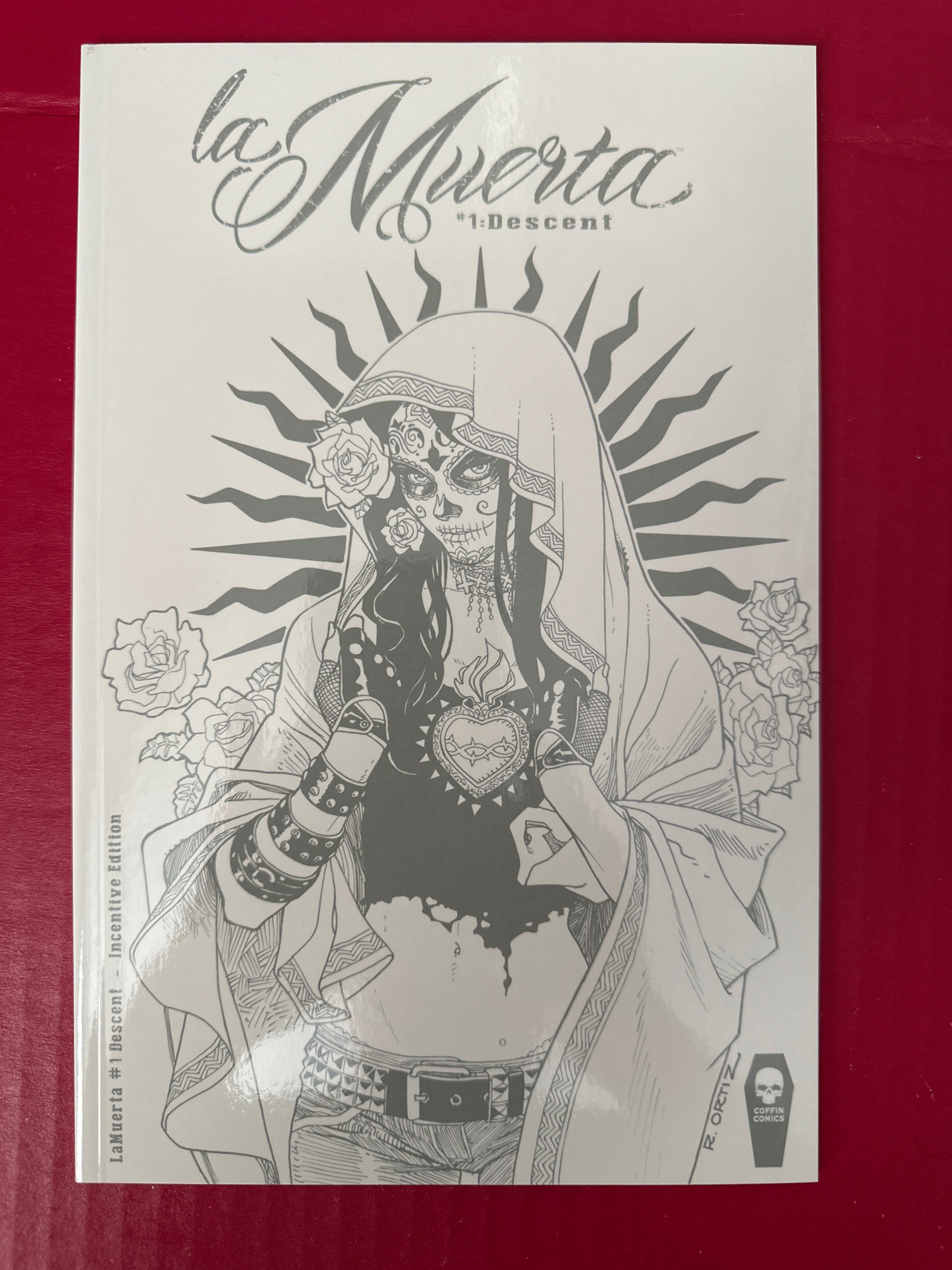 La Muerta Descent #1F (Coffin Comics 2016) Ortiz Incentive Variant (1:25) by Ugly Monkey Comics