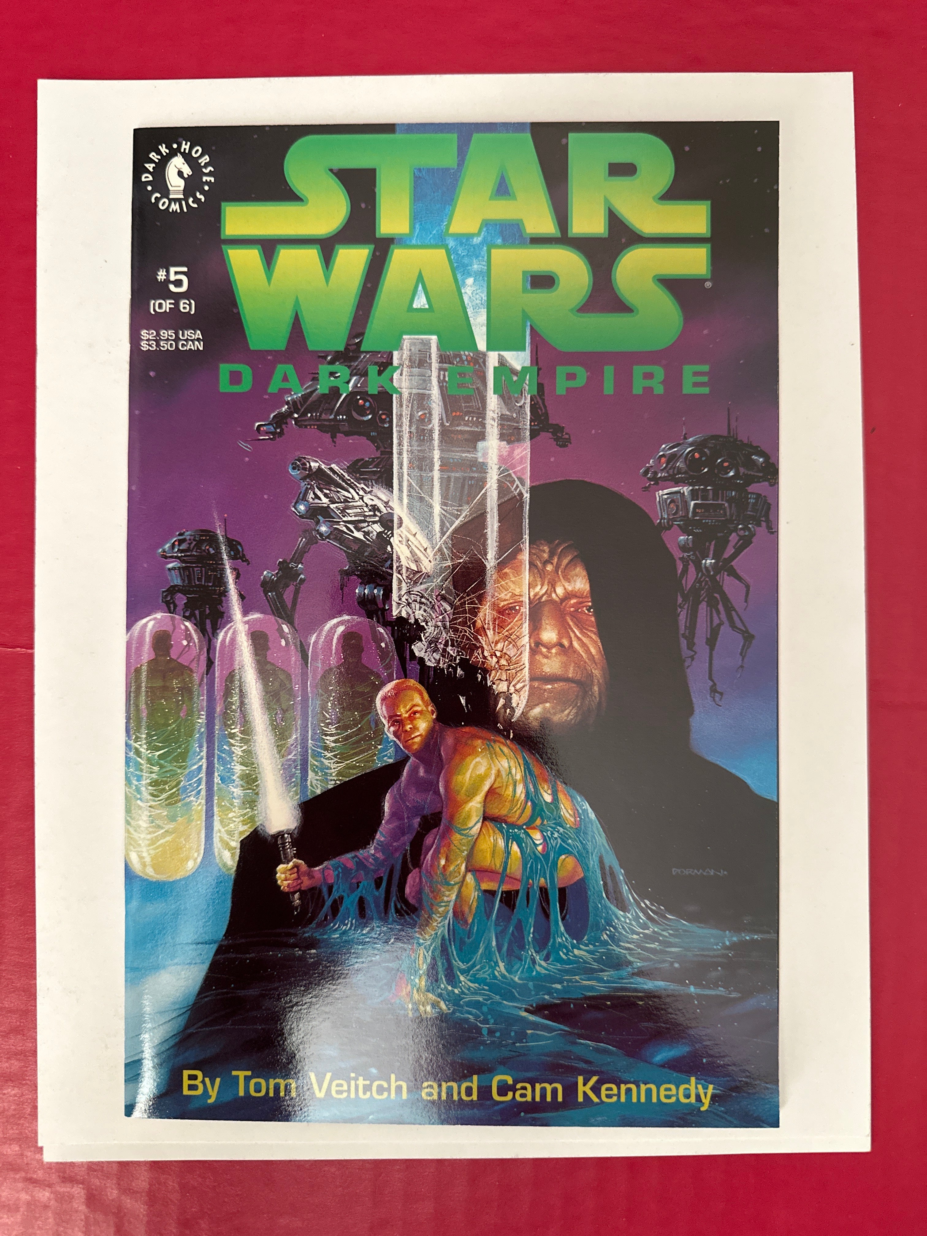 Star Wars Dark Empire 5A Rebirth Emperor Palpatine Darth Sidious Jedi Holocron by Ugly Monkey Comics