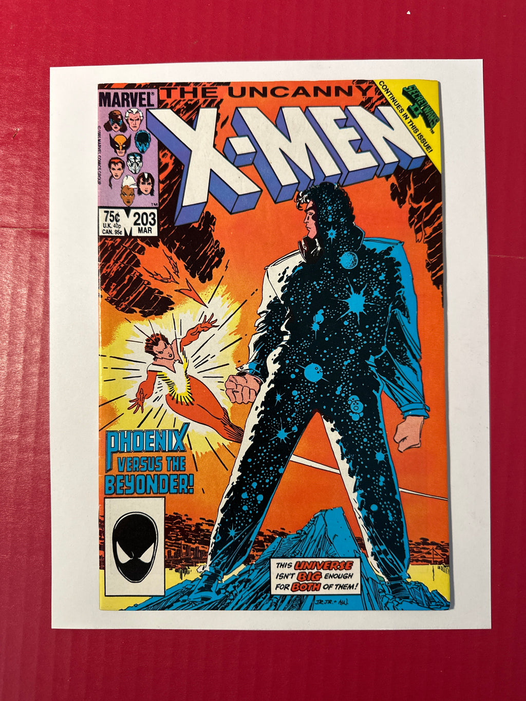 The Uncanny X-Men, Vol. 1 #203 (Marvel Comics 1985) Direct Edition by Ugly Monkey Comics