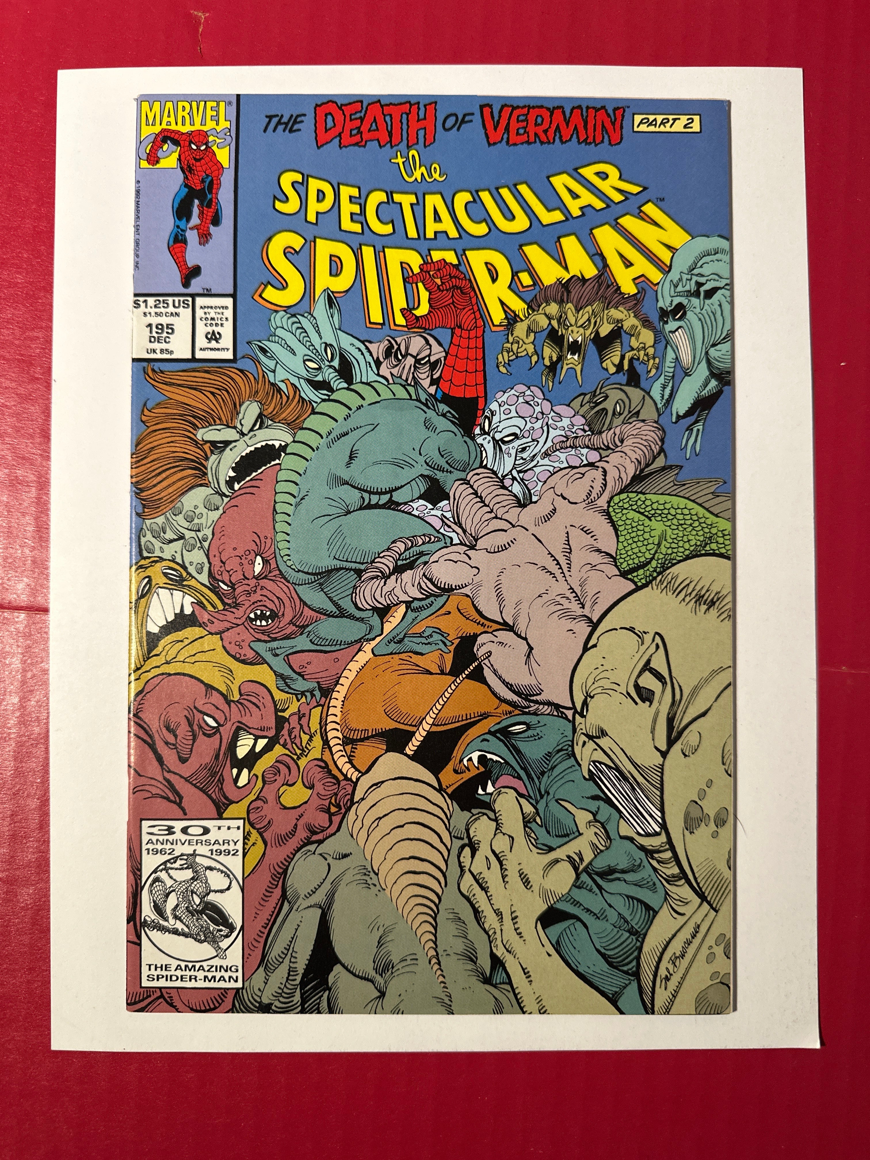 The Spectacular Spider-Man, Vol. 1 #195 (Marvel Comics 1992) Direct Edition by Ugly Monkey Comics
