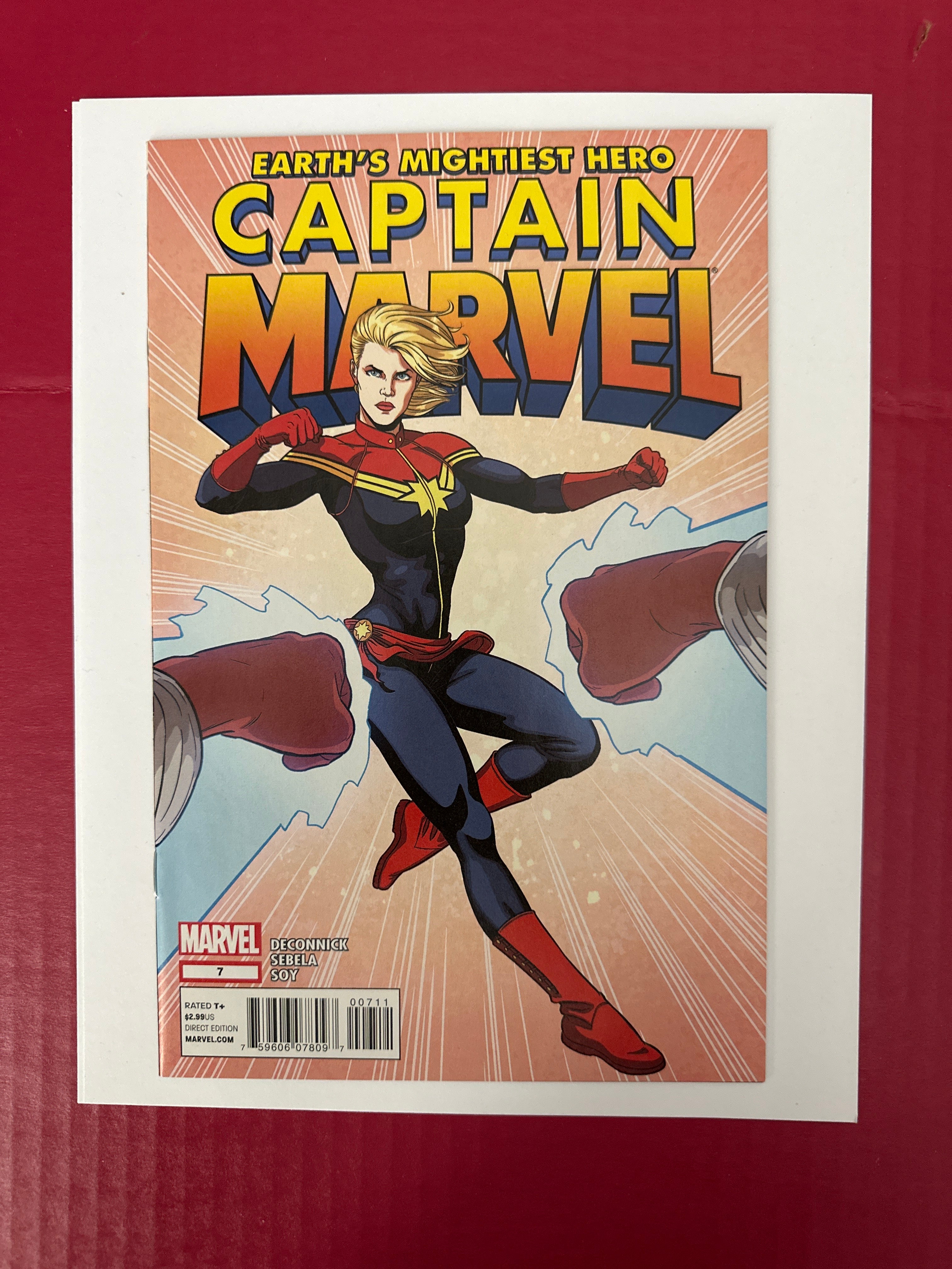 Captain Marvel, Vol. 8 #7 (Marvel Comics 2012) by Ugly Monkey Comics