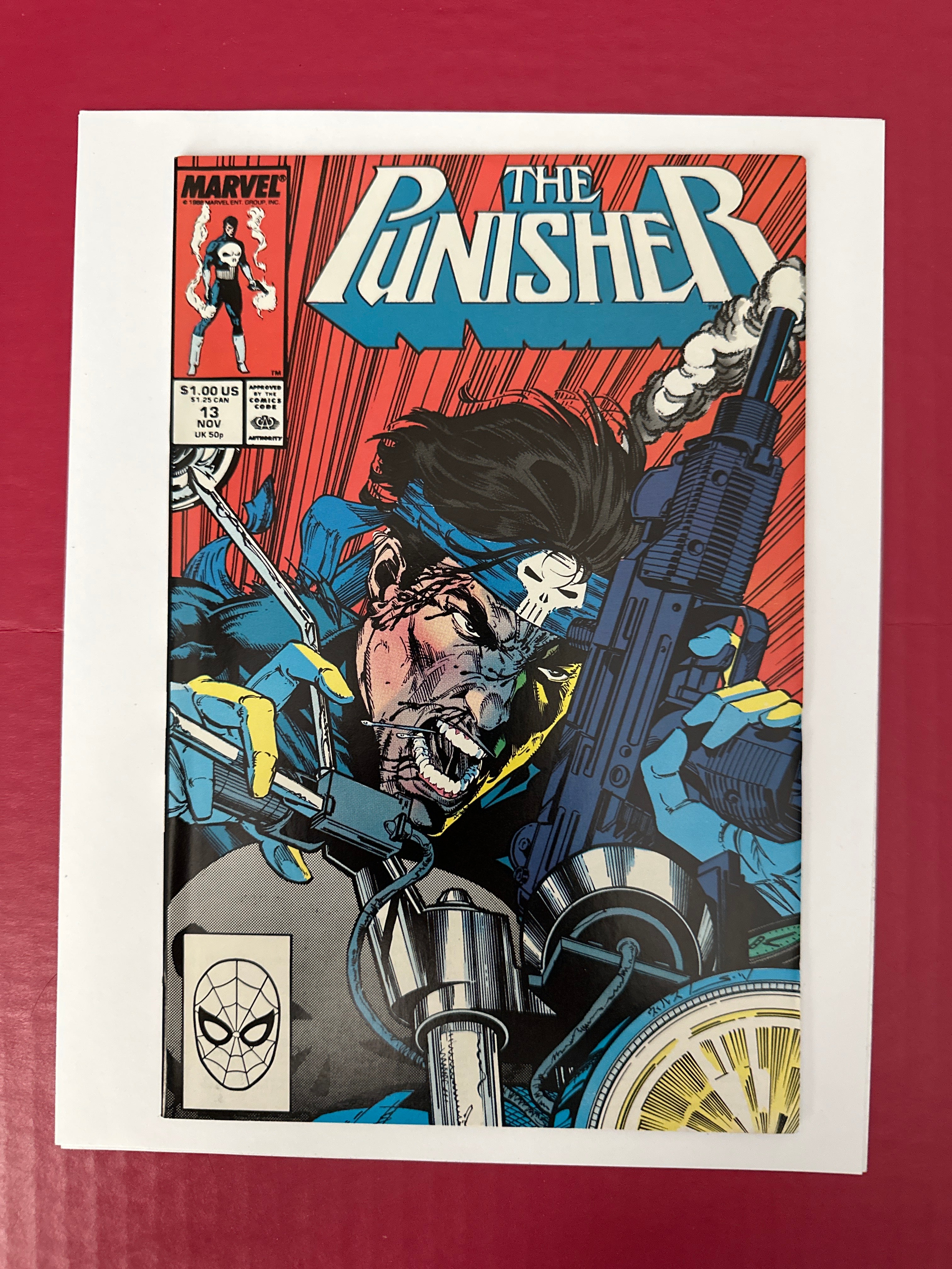 The Punisher Vol 2 Issue 13A 1988 Classic Comic Book by Ugly Monkey Comics