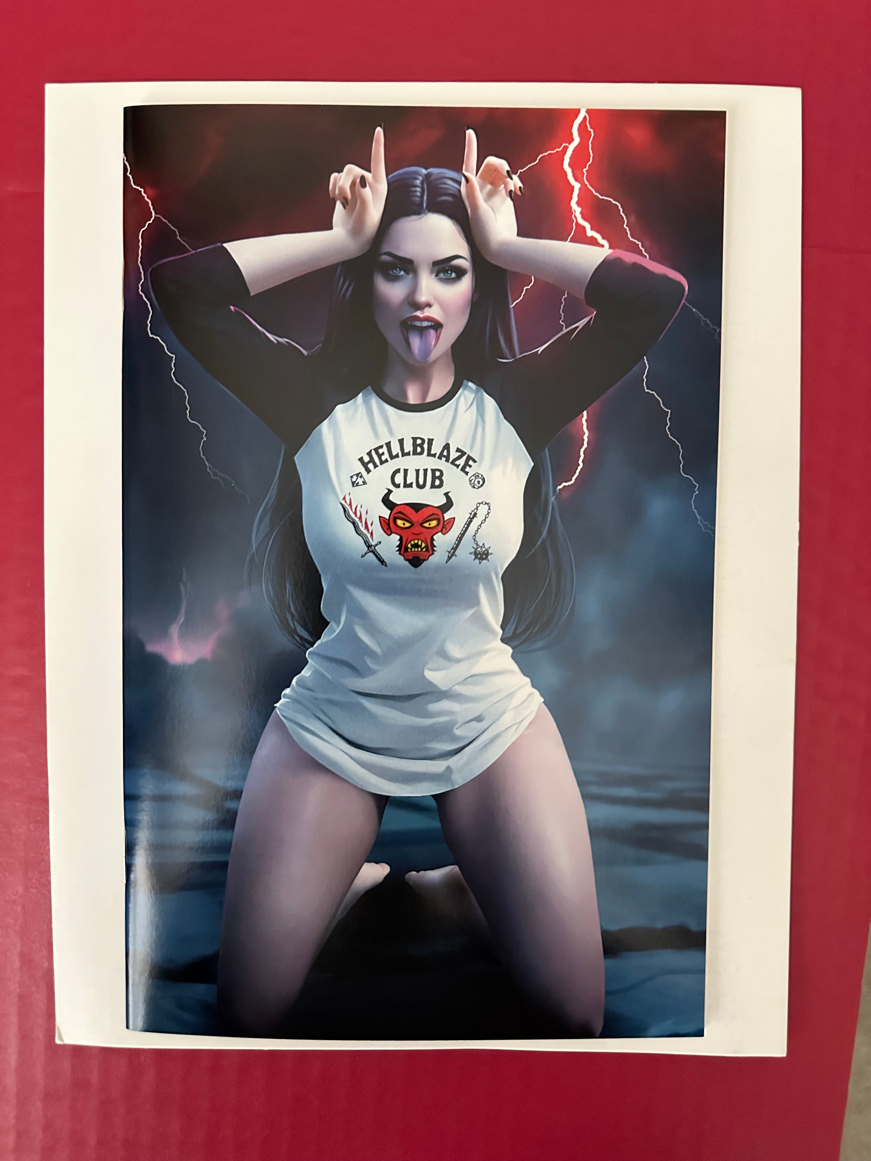 Peyton Blue #1 (2024) Hellblaze Virgin Variant