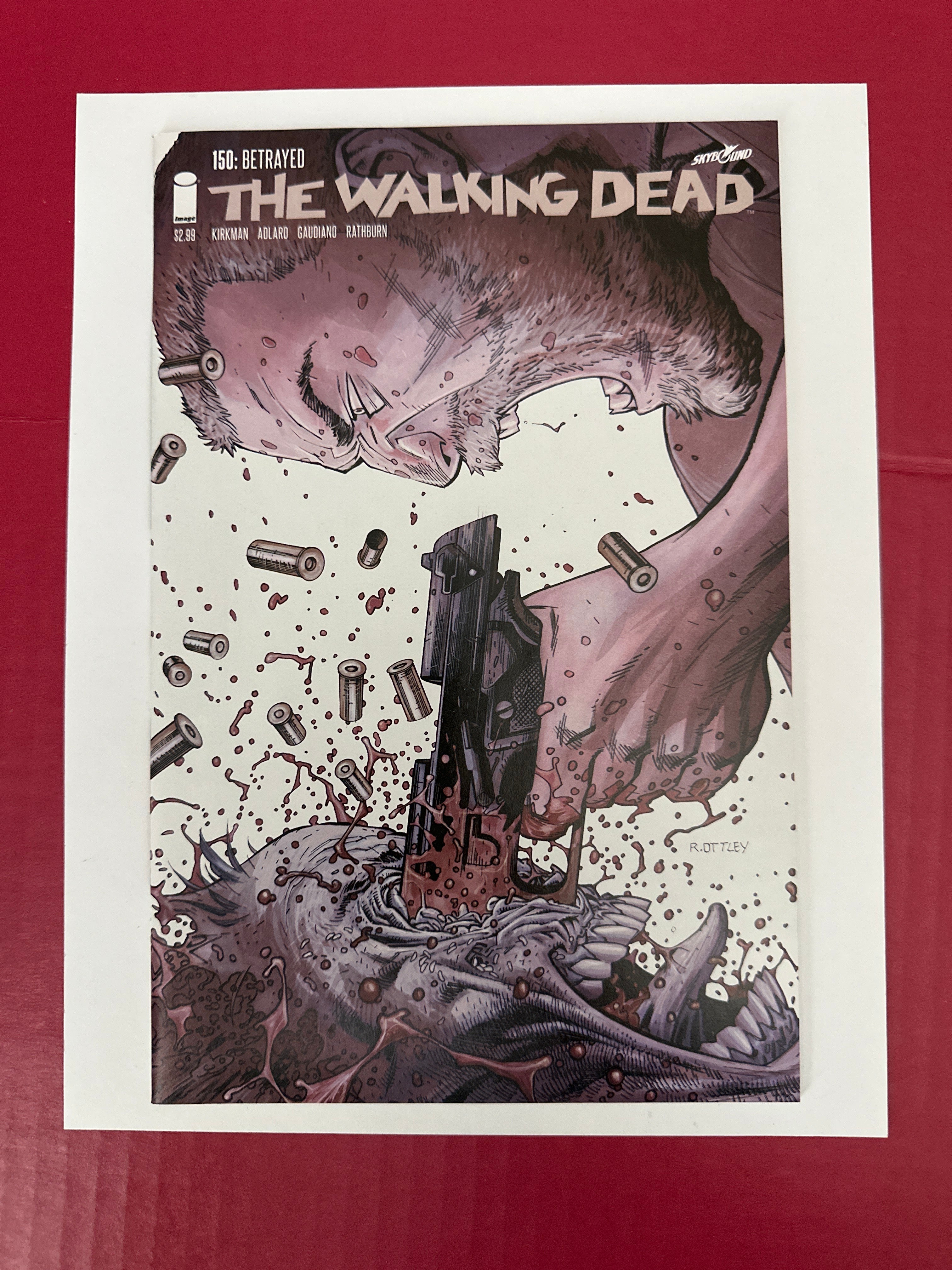 The Walking Dead #150 (Image Comics 2016) Ryan Ottley Variant Cover by Ugly Monkey Comics