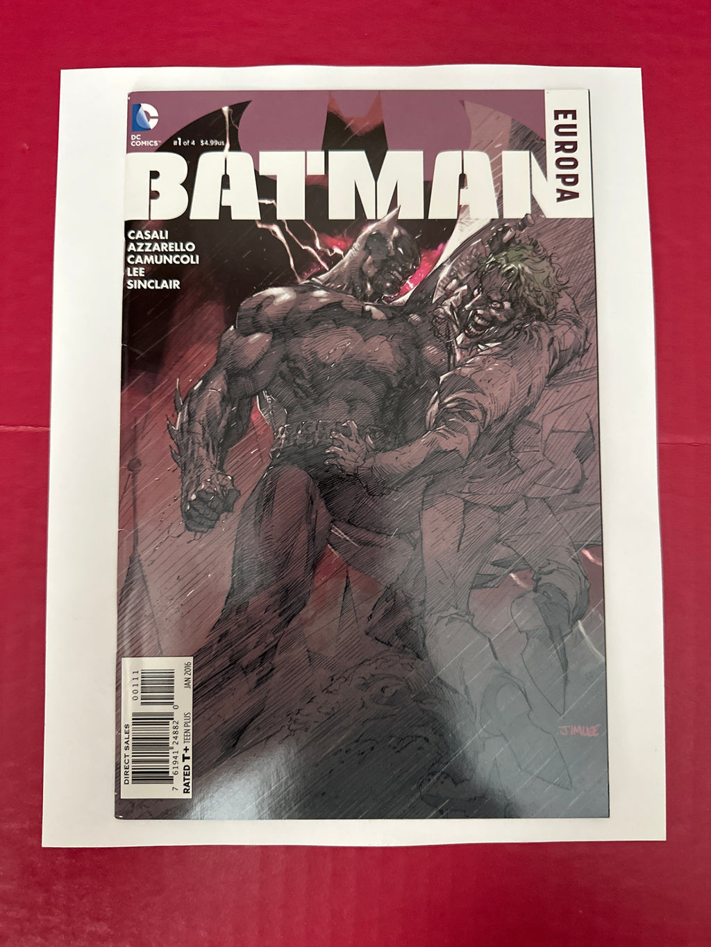 Batman: Europa #1A (DC Comics 2015) by Ugly Monkey Comics