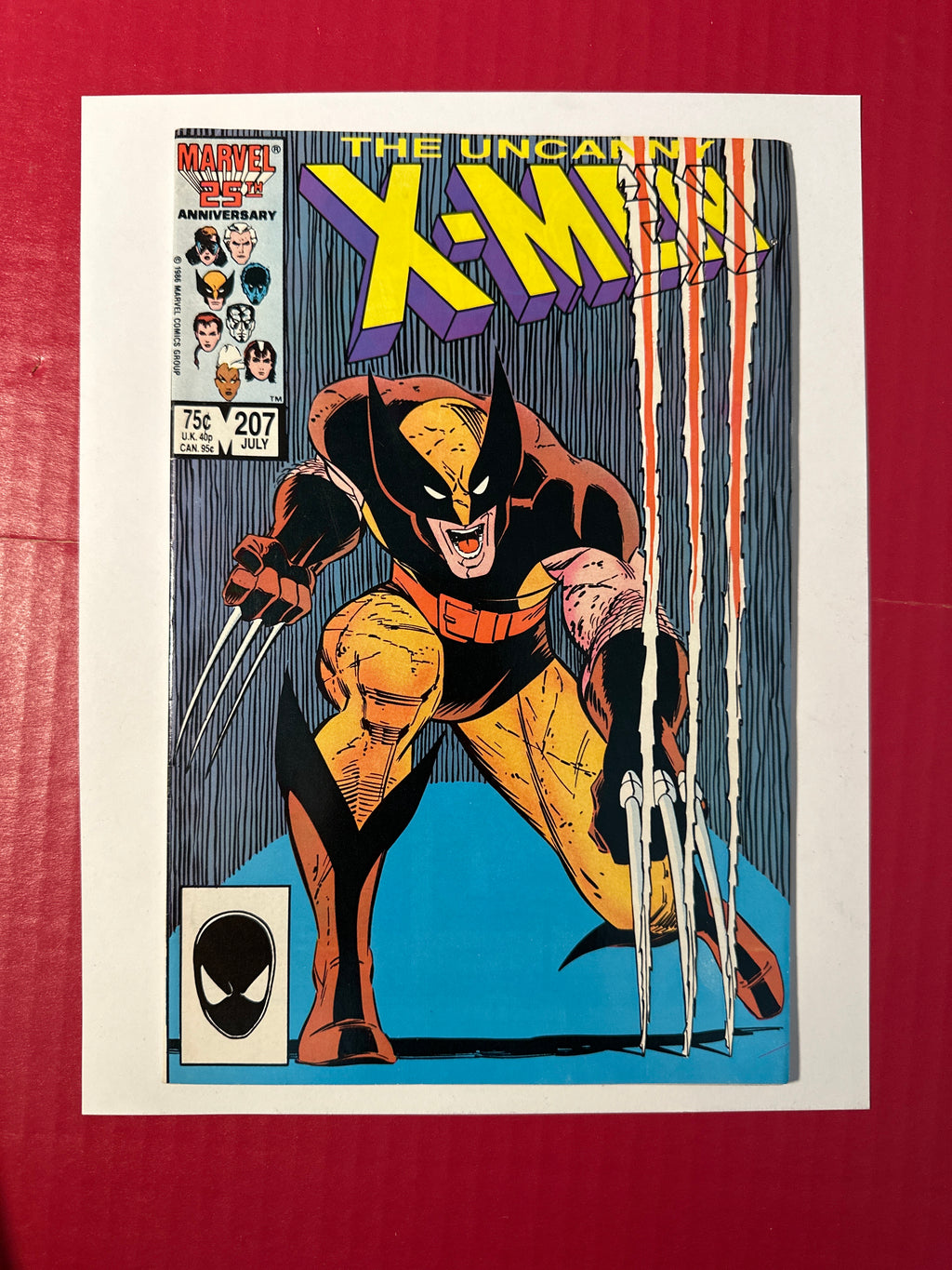 The Uncanny X-Men, Vol. 1 #207 (Marvel Comics 1986) Direct Edition by Ugly Monkey Comics
