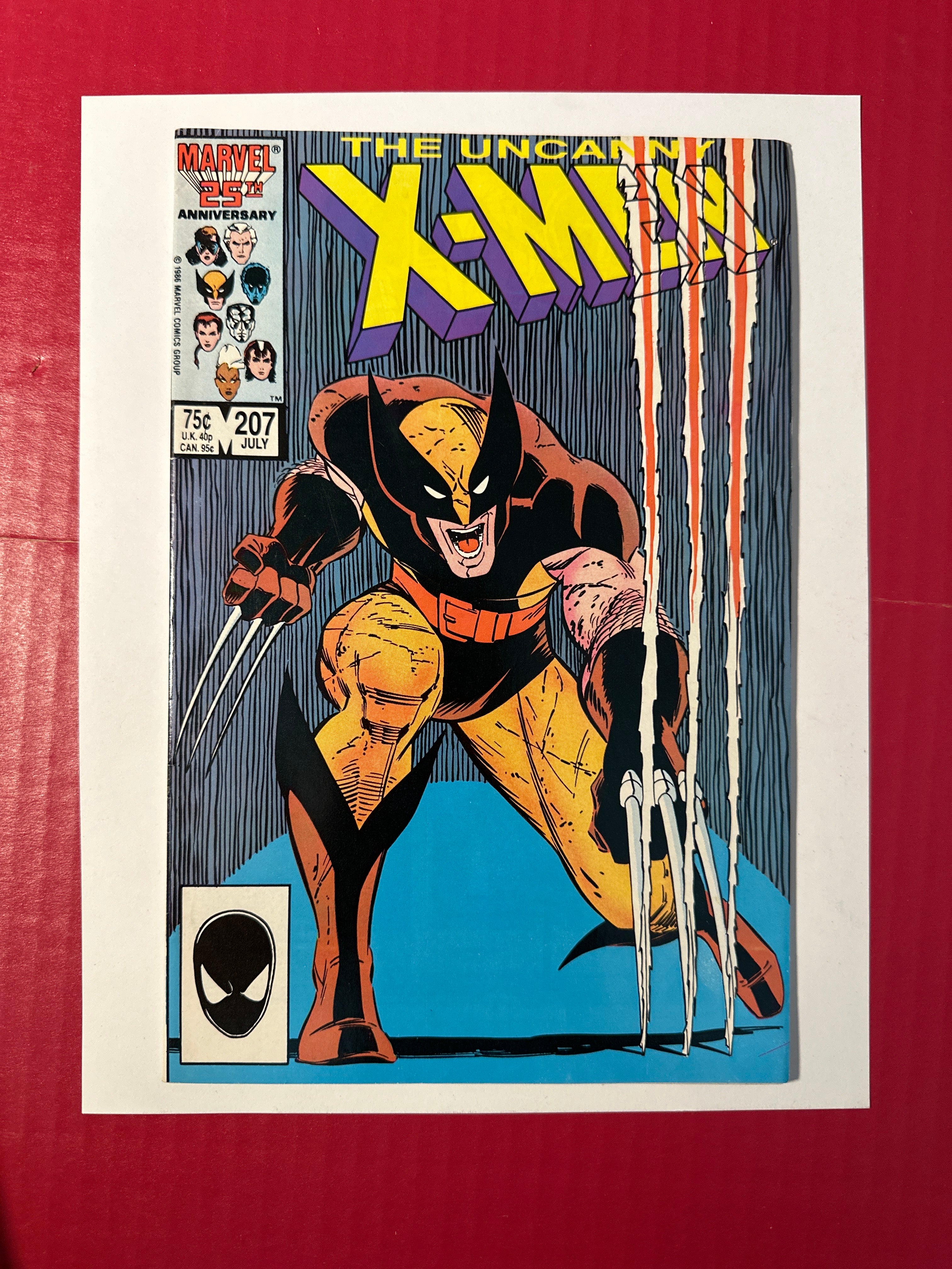 The Uncanny X-Men, Vol. 1 #207 (Marvel Comics 1986) Direct Edition by Ugly Monkey Comics