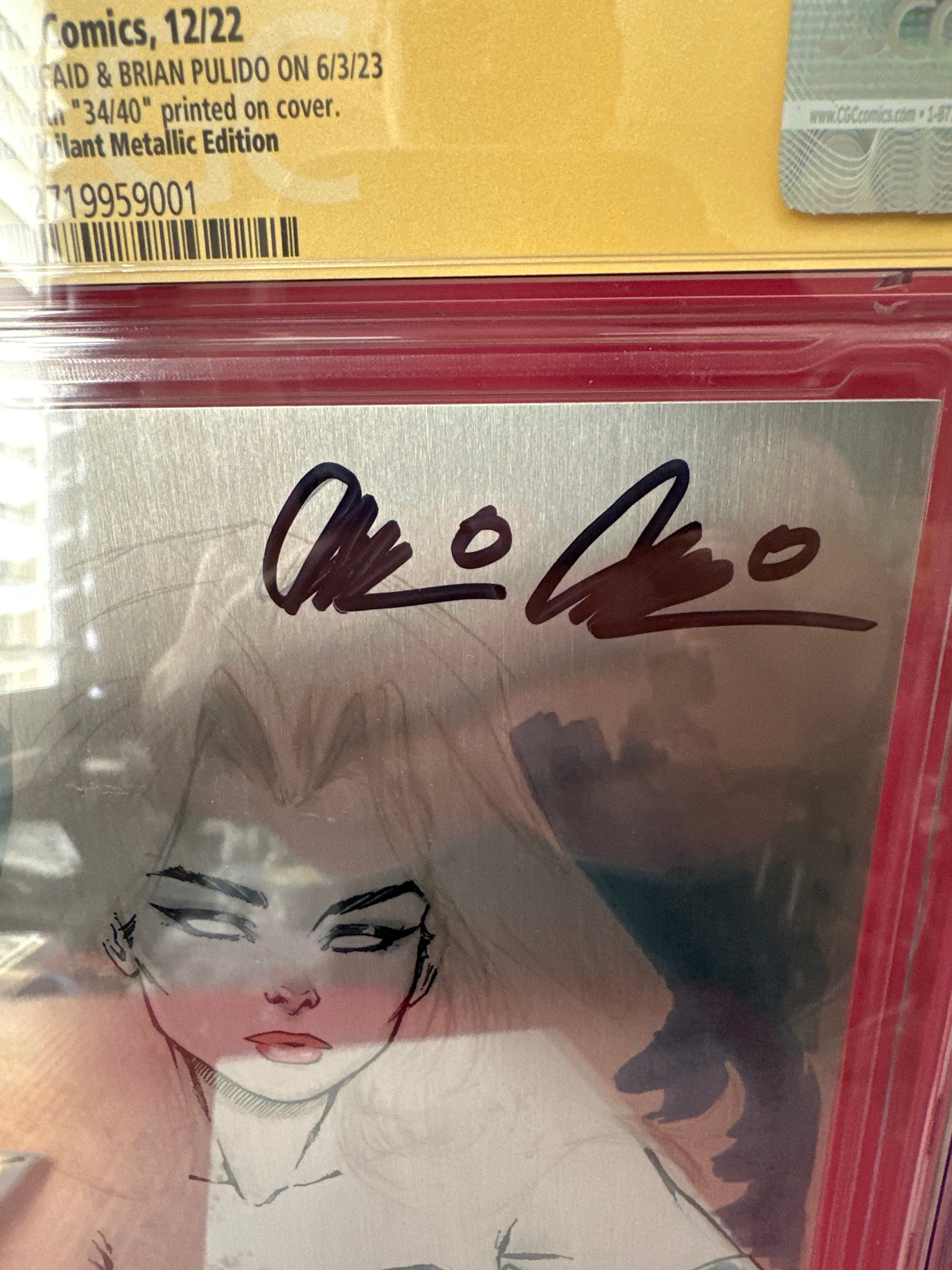 Lady Death Diabolical Harvest #1 Limited to 40 CGC 9.8 Double Signed by Ugly Monkey Comics