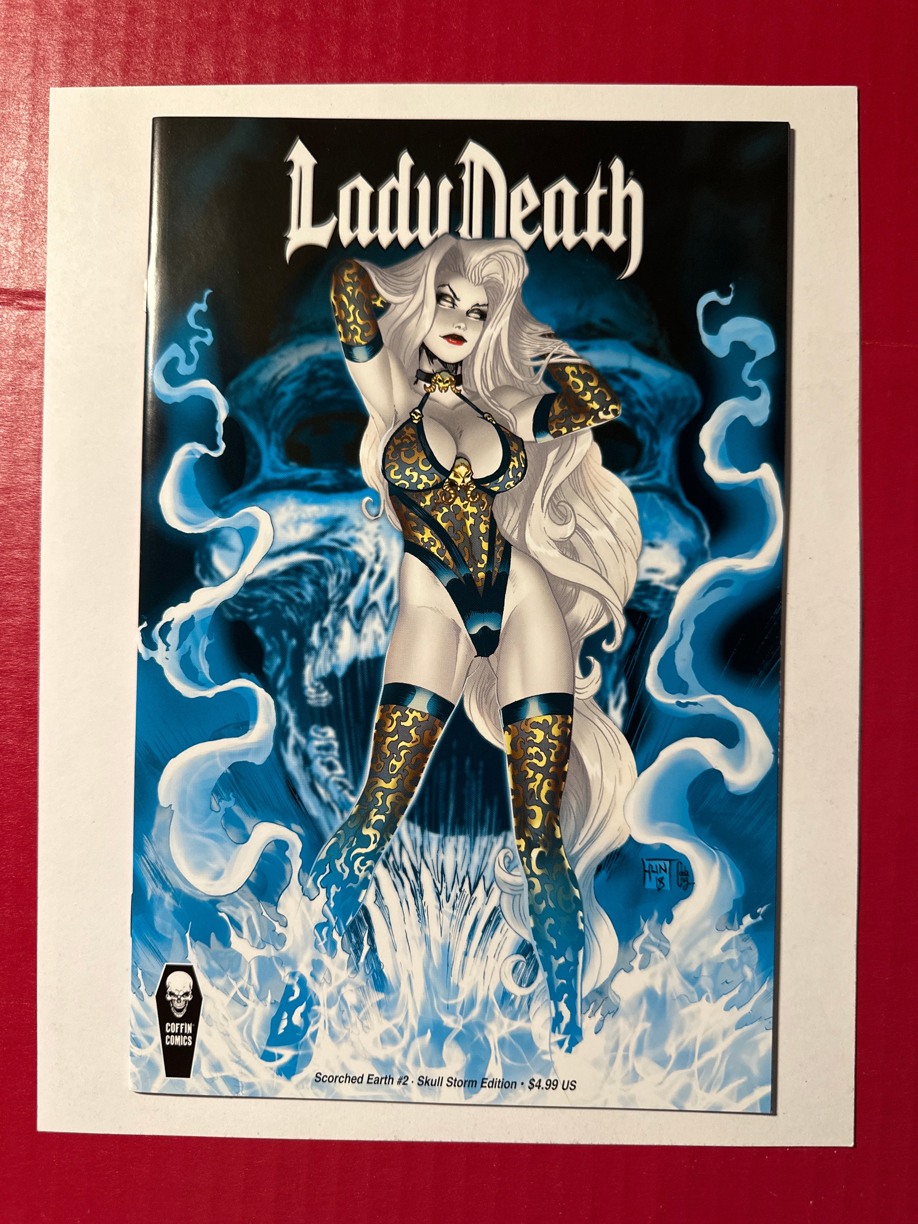 Lady Death: Scorched Earth (Coffin Comics) #2B (Coffin Comics 2020) Ken Hunt Variant by Ugly Monkey Comics