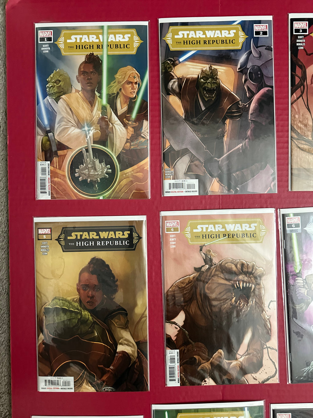 Star Wars: The High Republic Lot of 19 Comics 1 - 15 plus Variants (Marvel Comics 2021) Plenty of 1st Appearances Complete Run by Ugly Monkey Comics