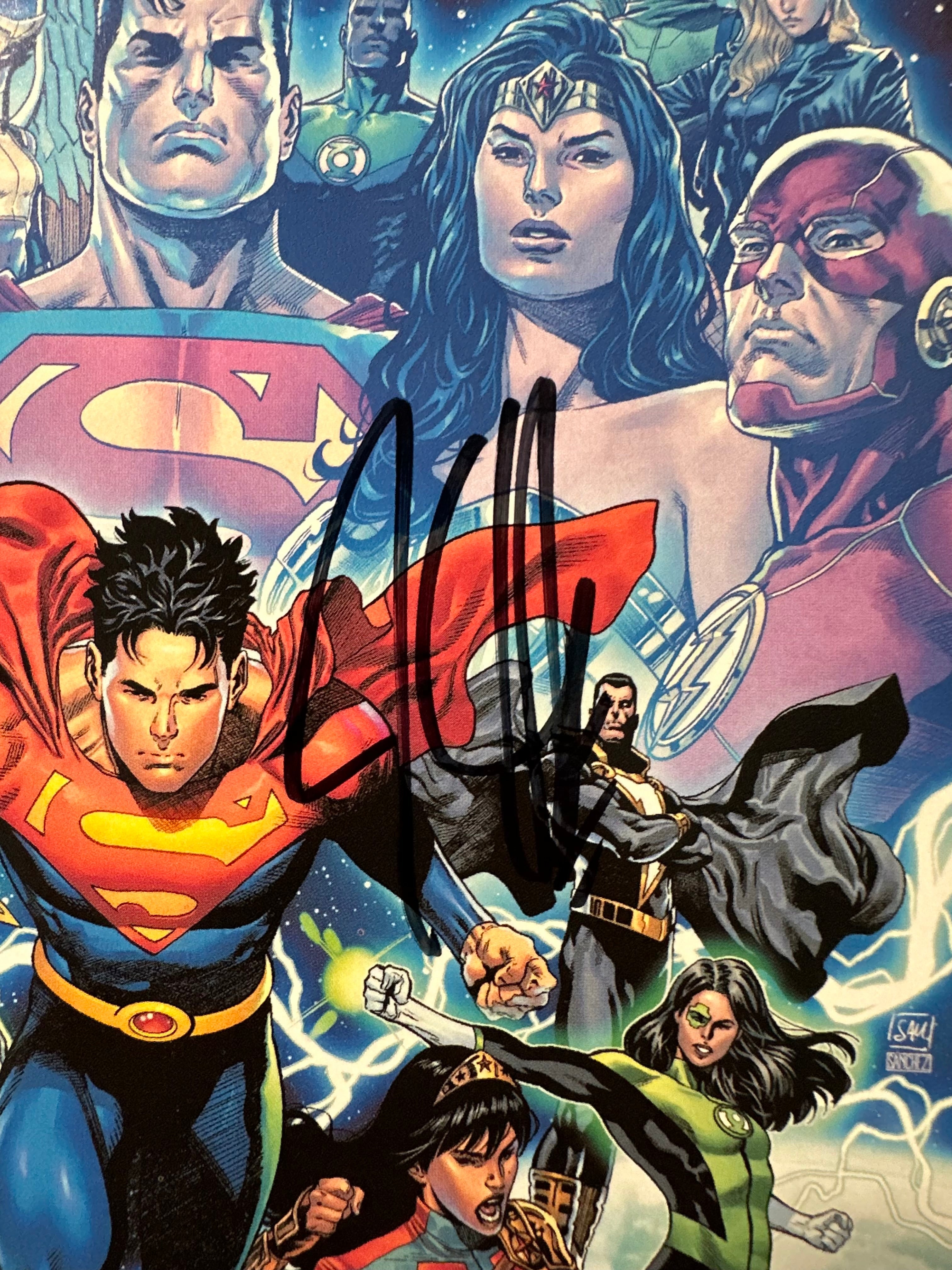 Dark Crisis, Vol. 1 #1 (2022) Regular Daniel Sampere Wraparound Cover Signed by Joshua Williamson by Ugly Monkey Comics