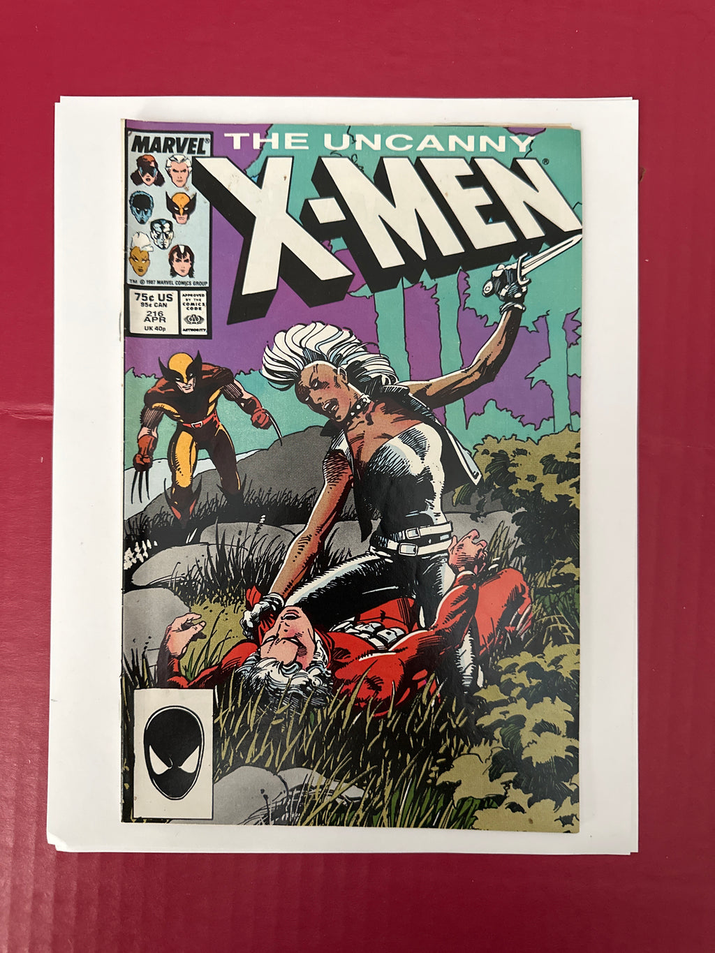 The Uncanny X-Men, Vol. 1 #216 (Marvel Comics 1987) Direct Edition by Ugly Monkey Comics