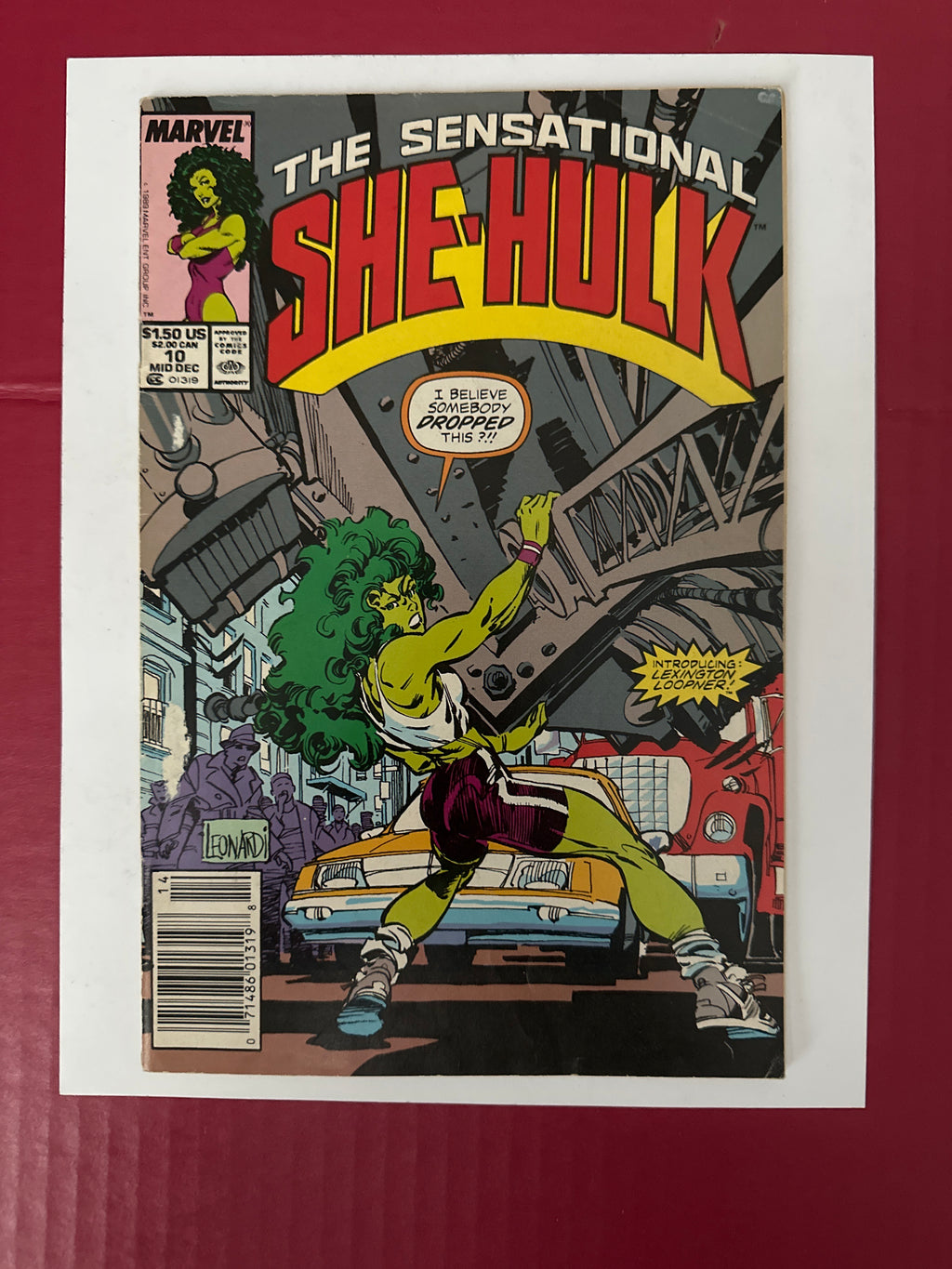 The Sensational She-Hulk #10B (Marvel Comics 1989) Newsstand Edition by Ugly Monkey Comics
