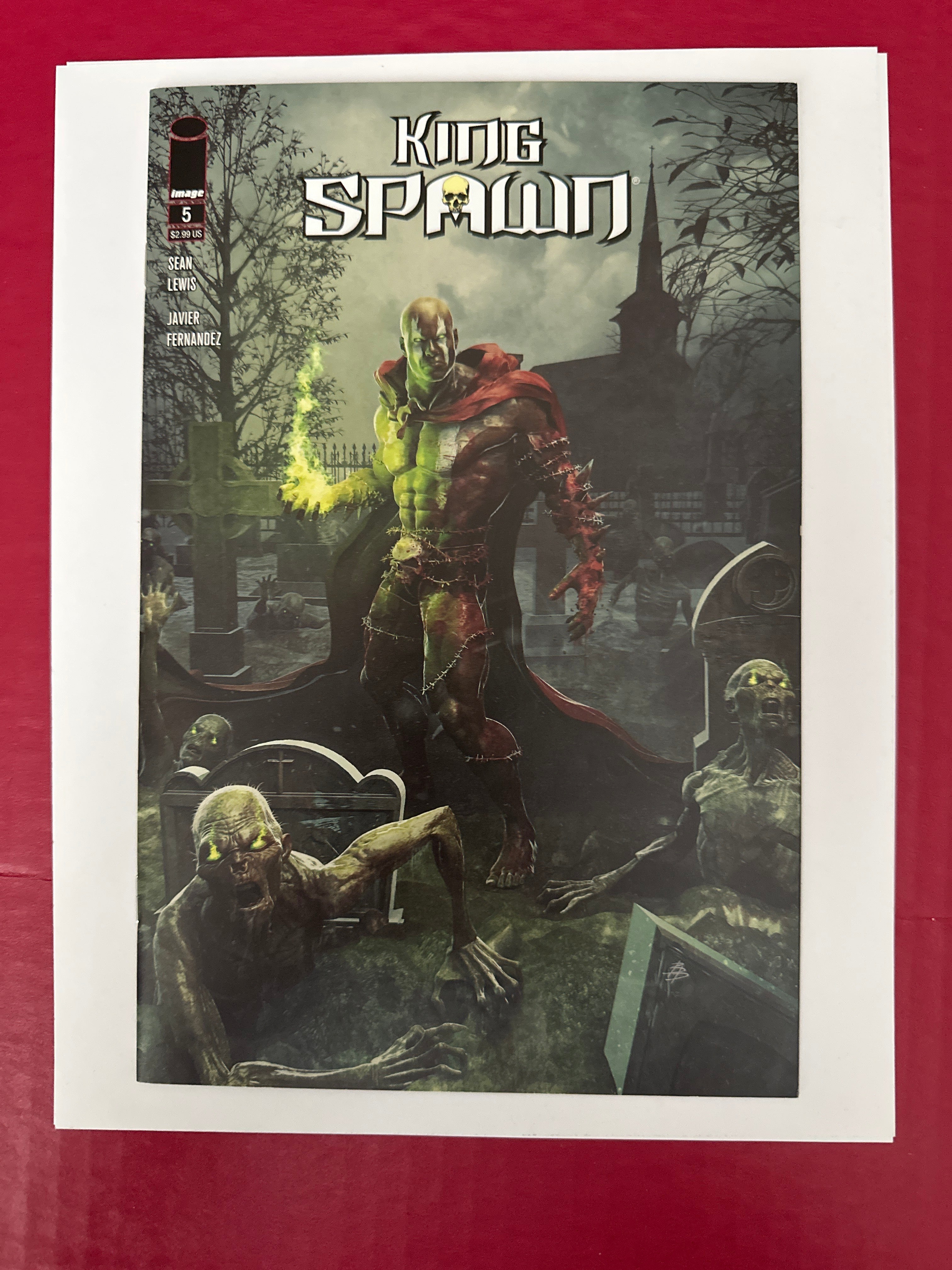 King Spawn #5A (2021) 1st app. Disruptor (Jason Wynn) by Ugly Monkey Comics