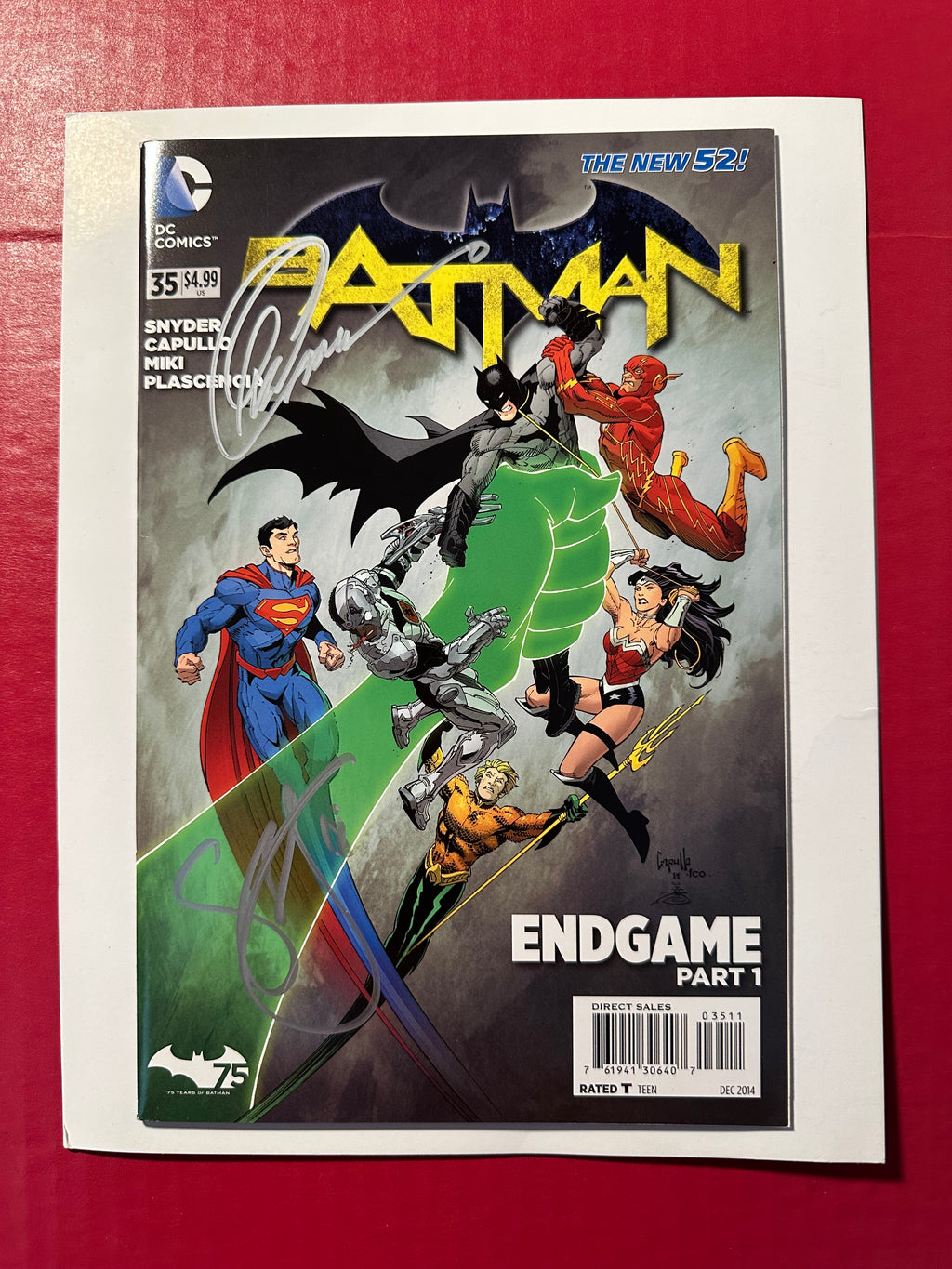 Batman, Vol. 2 #35 (2014)Double Signed Capullo and Snyder