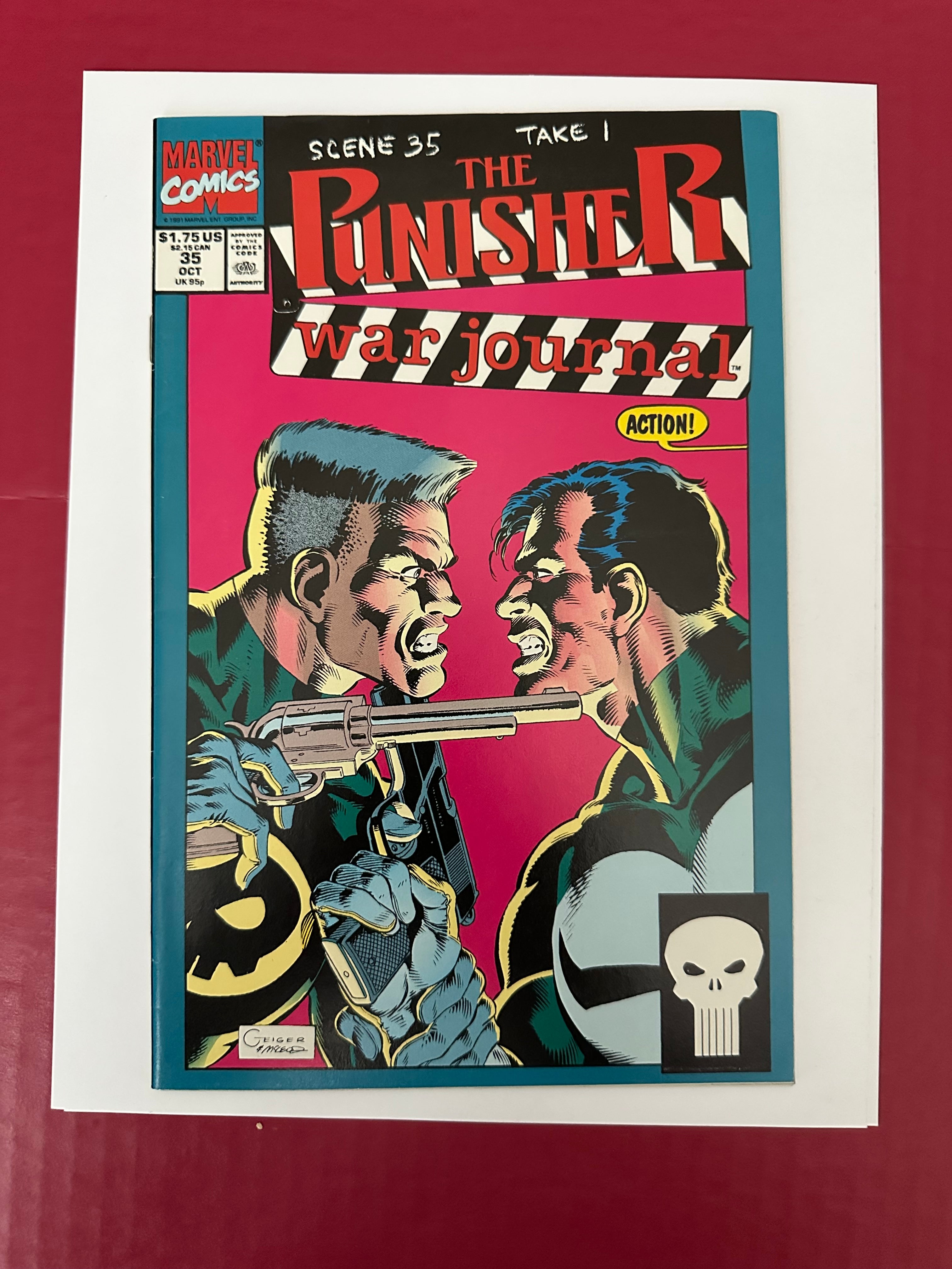Punisher War Journal Vol 1 35A 1991 Issue Collectible by Ugly Monkey Comics
