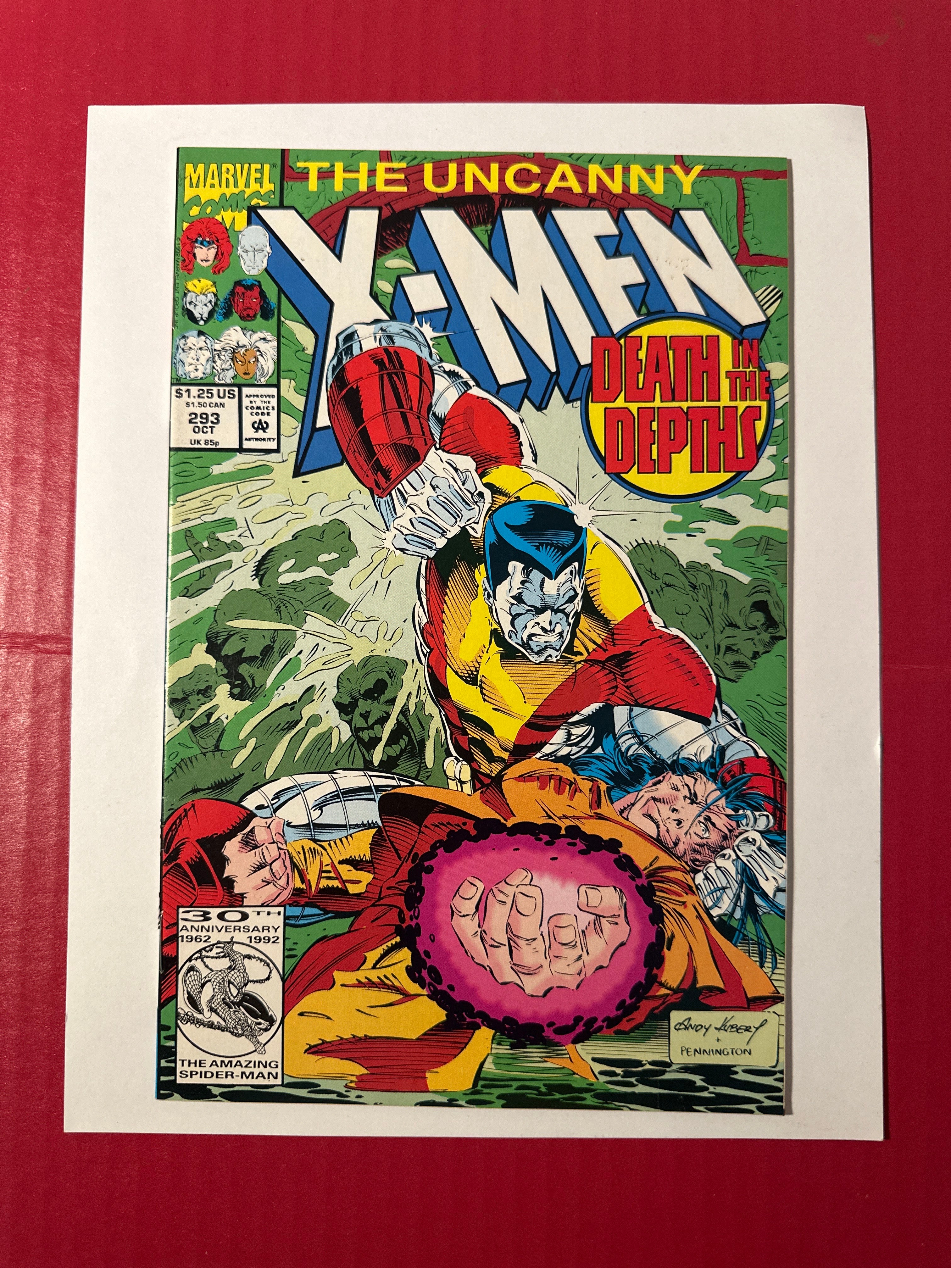 The Uncanny X-Men, Vol. 1 #293 (Marvel Comics 1992) Direct Edition by Ugly Monkey Comics