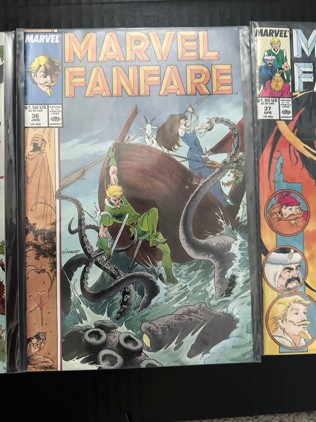 Lot of 33 Marvel Fanfare comics (1982 - 1988) 3 Key Issues by Ugly Monkey Comics