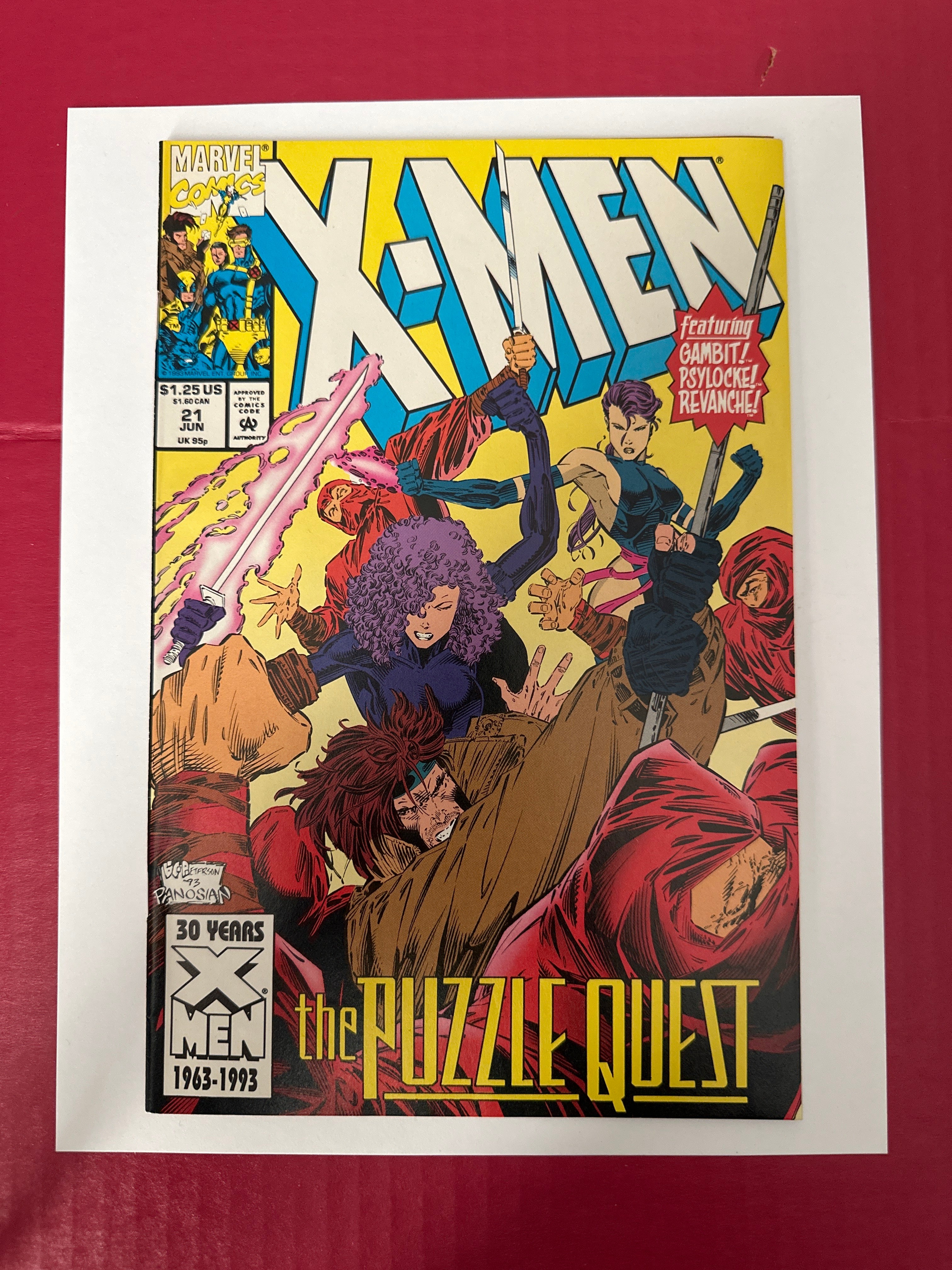 X-Men, Vol. 1 #21A (Marvel Comics 1993) Direct Edition by Ugly Monkey Comics