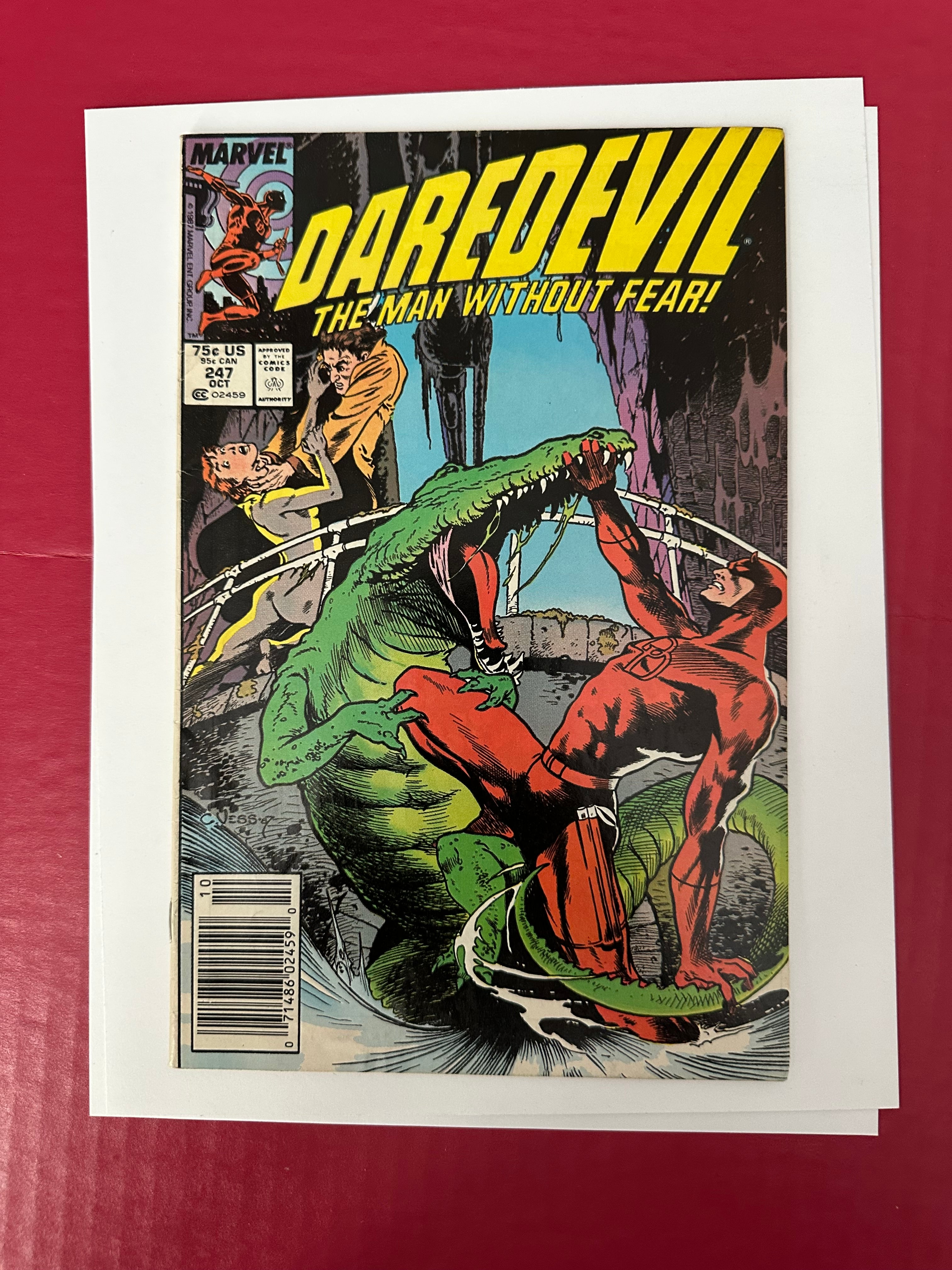 Daredevil, Vol. 1 #247B (1987) Newsstand by Ugly Monkey Comics
